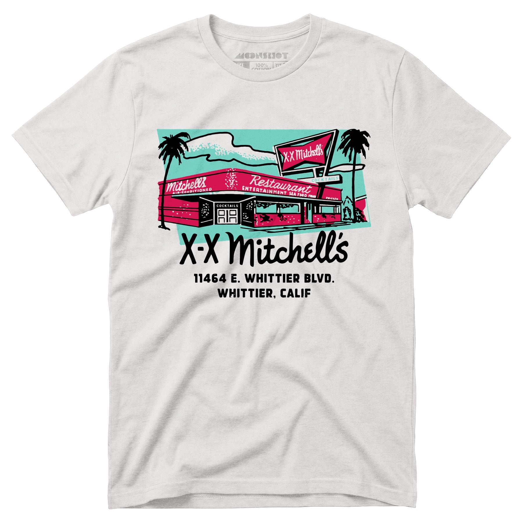 X-X Mitchell's - Whittier, CA - Vintage Restaurant - Unisex T-Shirt
