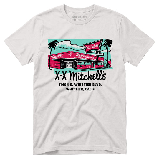 X-X Mitchell's - Whittier, CA - Vintage Restaurant - Unisex T-Shirt
