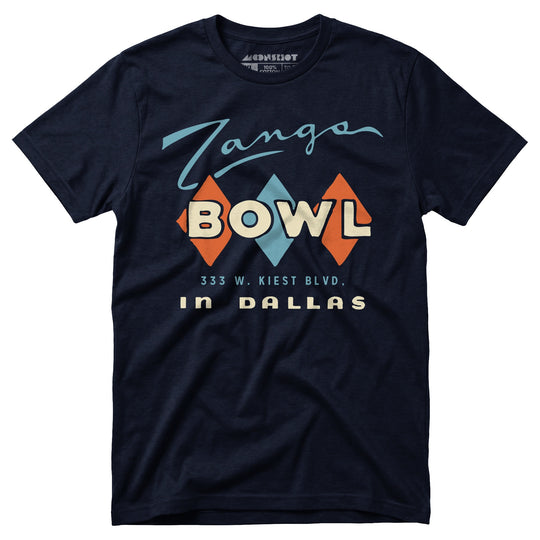 Zangs Bowl - Dallas, TX - Vintage Bowling Alley - Unisex T-Shirt