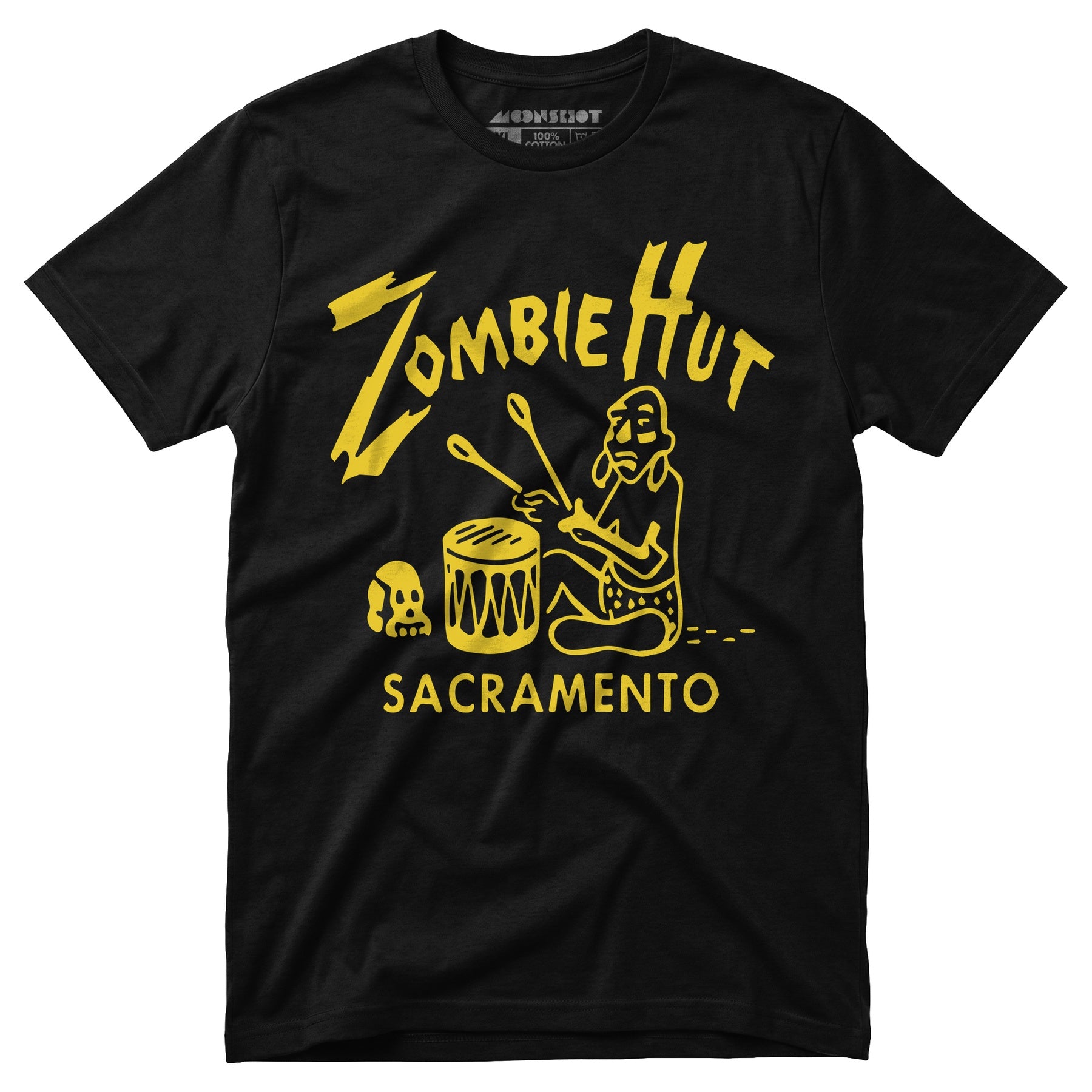Zombie Hut - Sacramento, CA - Vintage Tiki Bar - Unisex T-Shirt