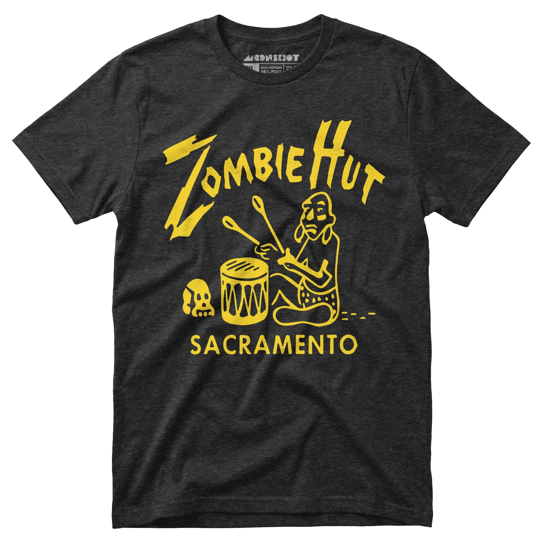 Zombie Hut - Sacramento, CA - Vintage Tiki Bar - Unisex T-Shirt