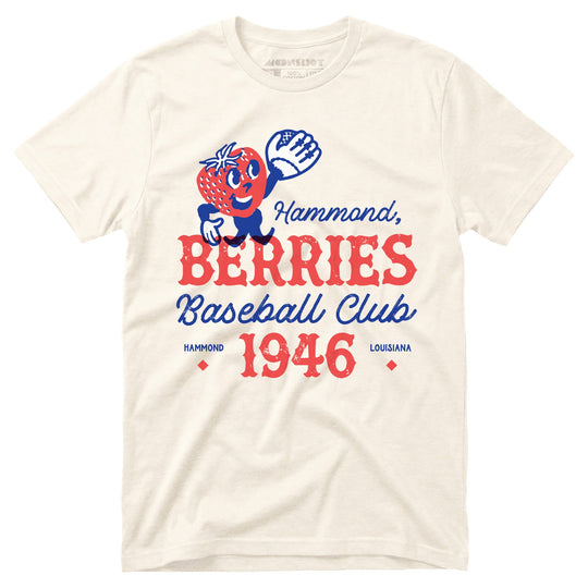 Hammond Berries - Louisiana - Vintage Defunct Baseball Teams - Unisex T-Shirt