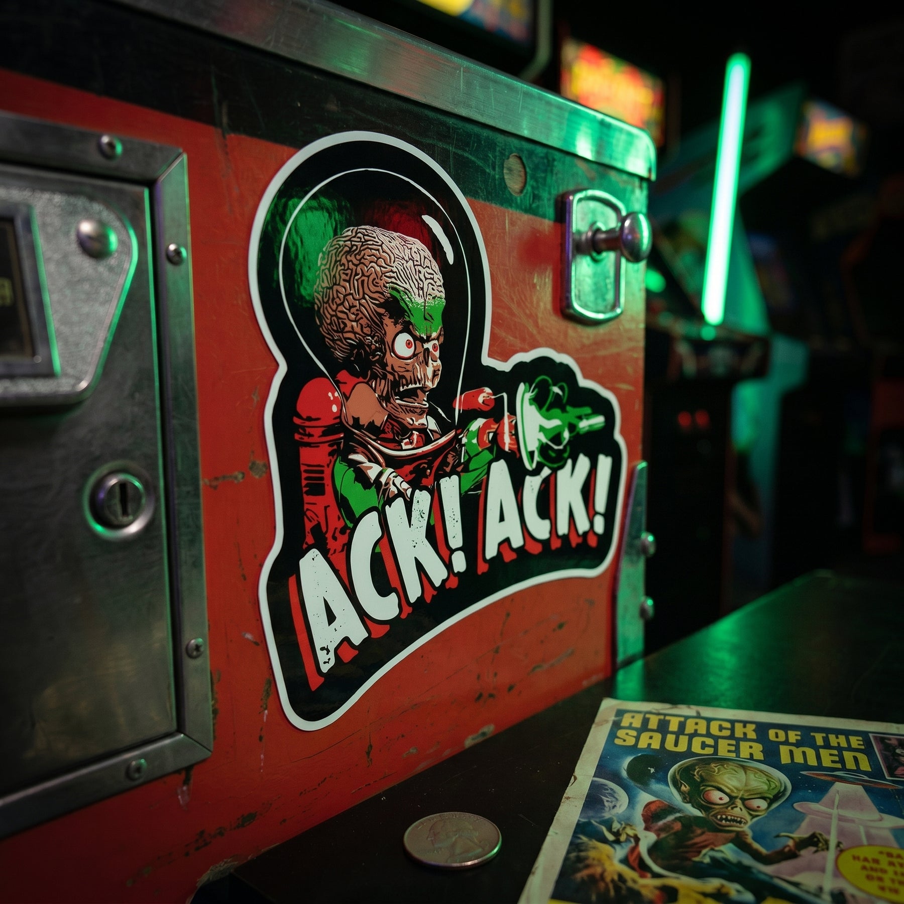 Ack! Ack! - Sticker