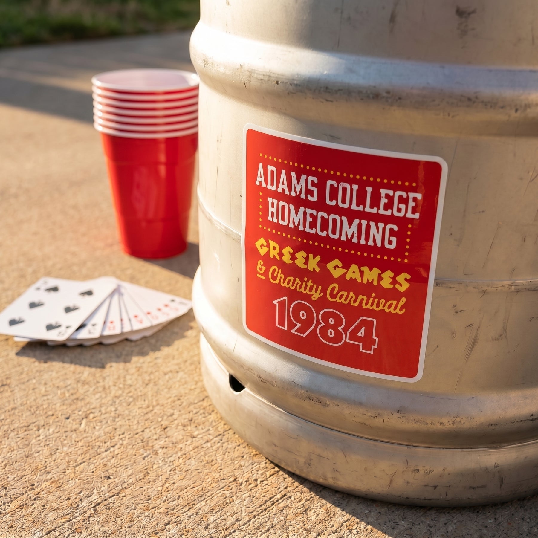 Adams College Homecoming 1984 - Sticker