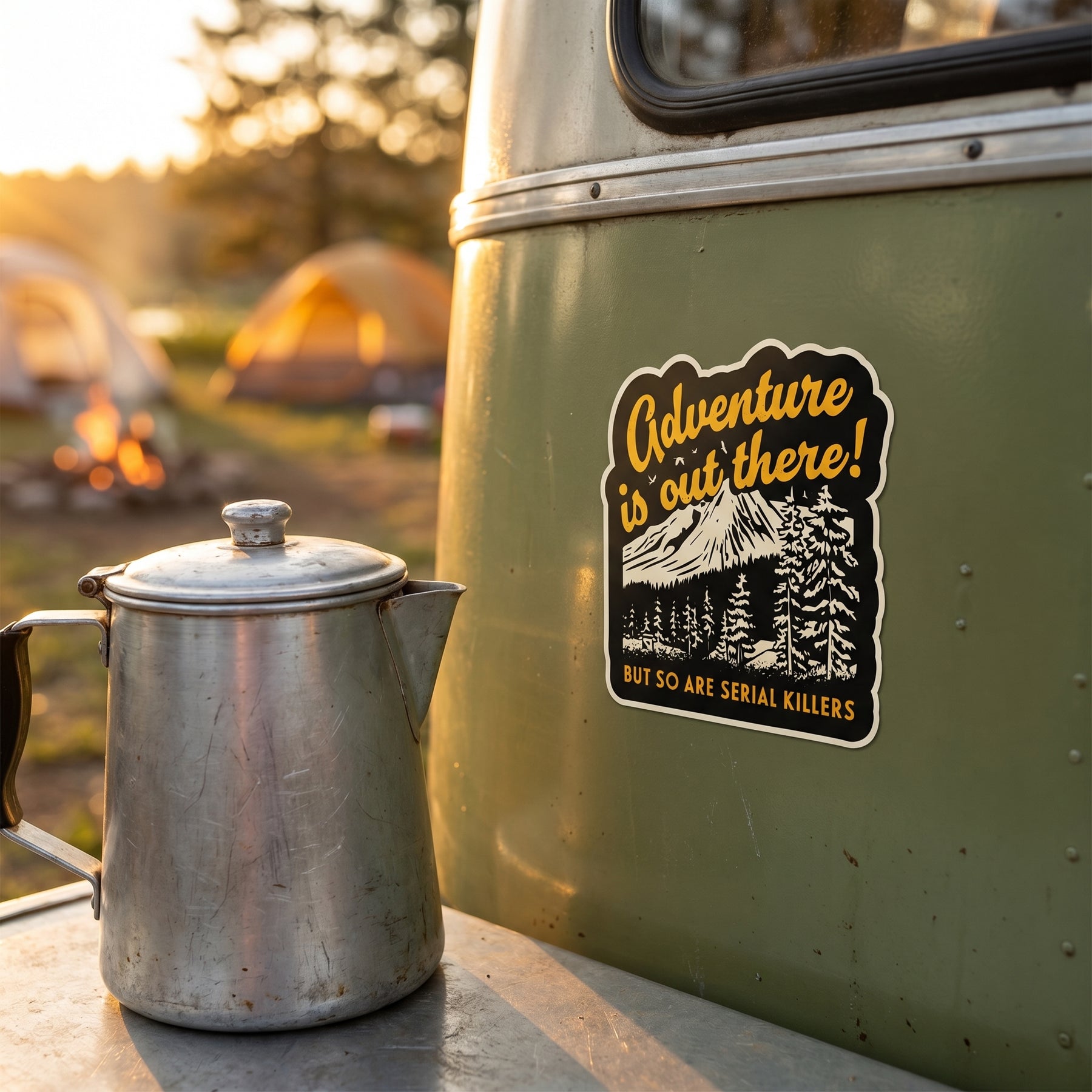 Adventure is Out There - Sticker