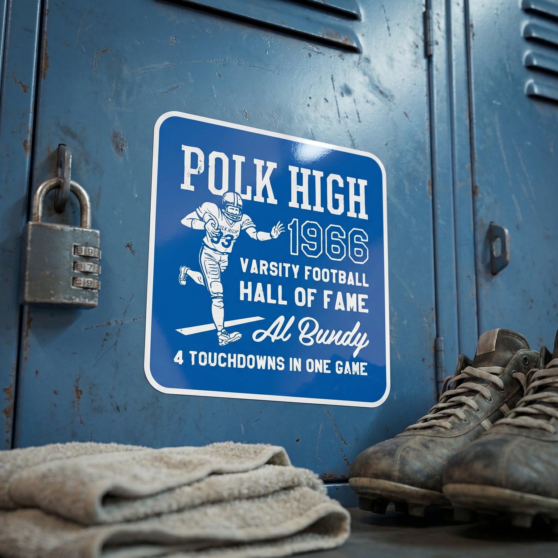 Al Bundy - 1966 Polk High Varsity Football Hall of Fame - Sticker