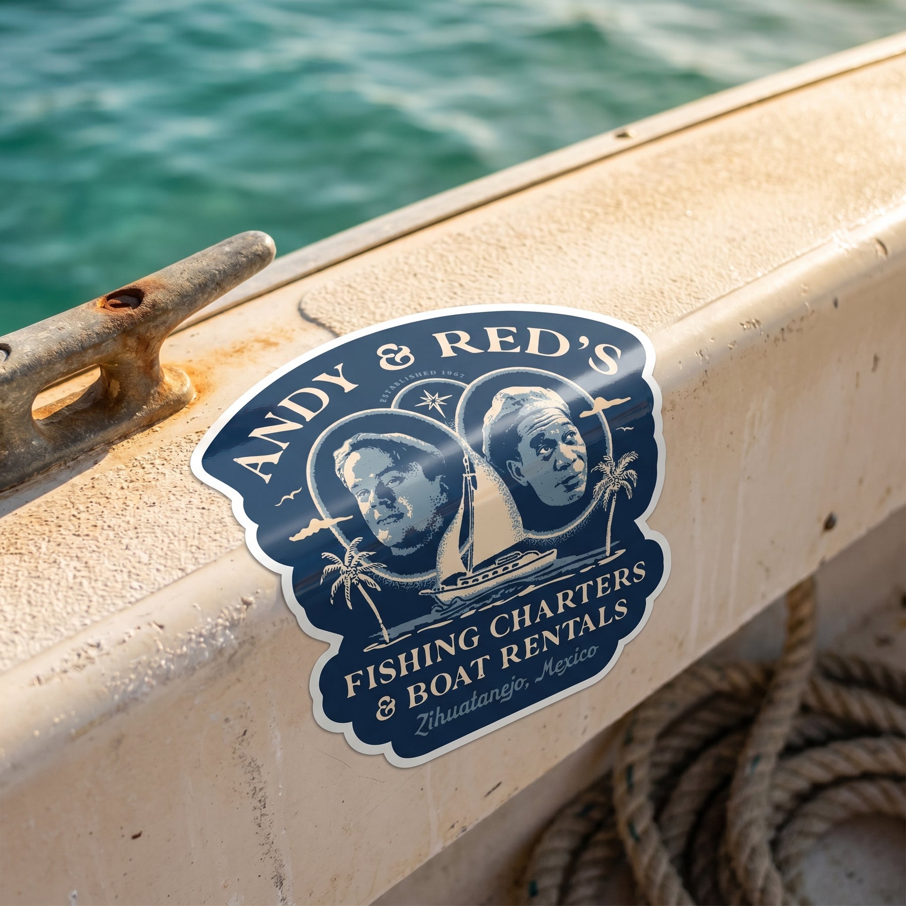 Andy & Red's Fishing Charters & Boat Rentals - Sticker