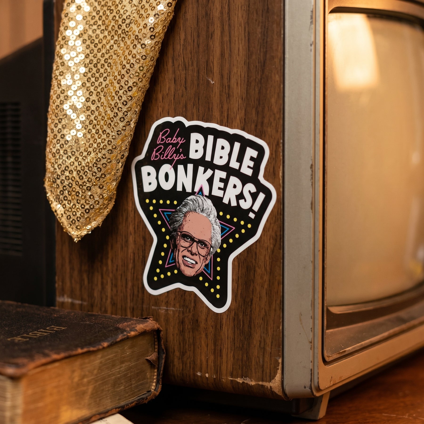 Baby Billy's Bible Bonkers - Sticker