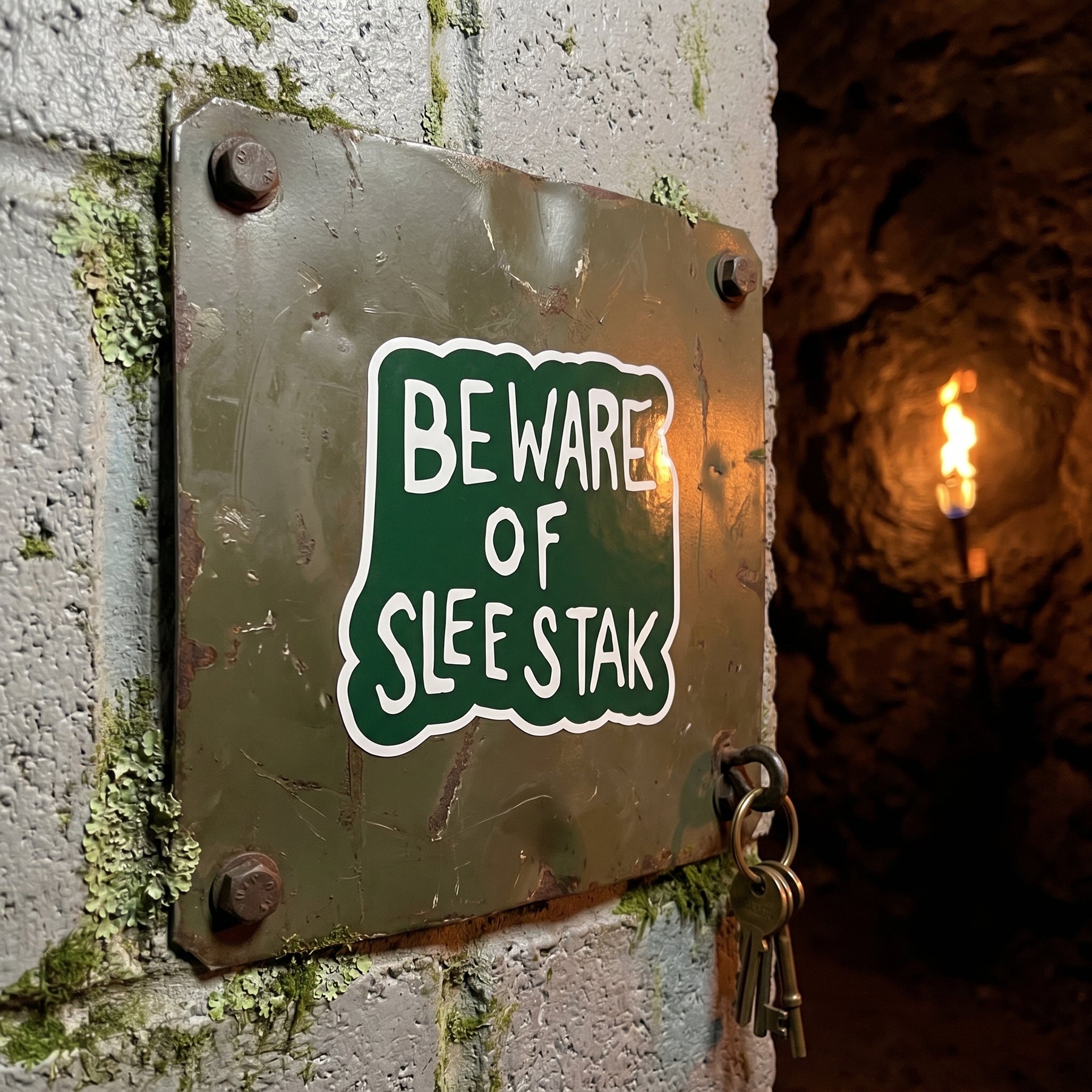 Beware of Sleestak - Sticker