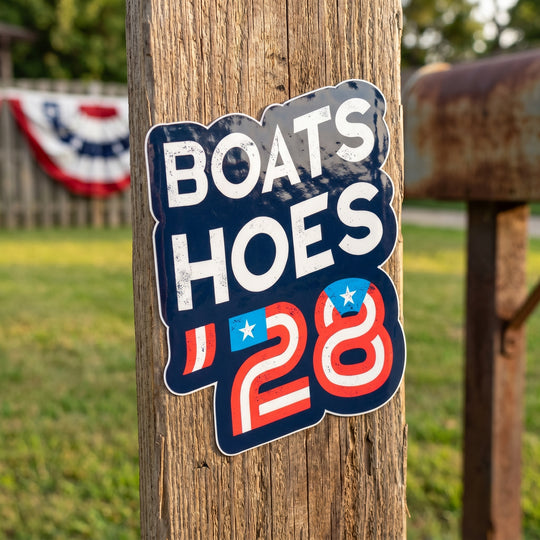 Boats & Hoes '28 - Sticker