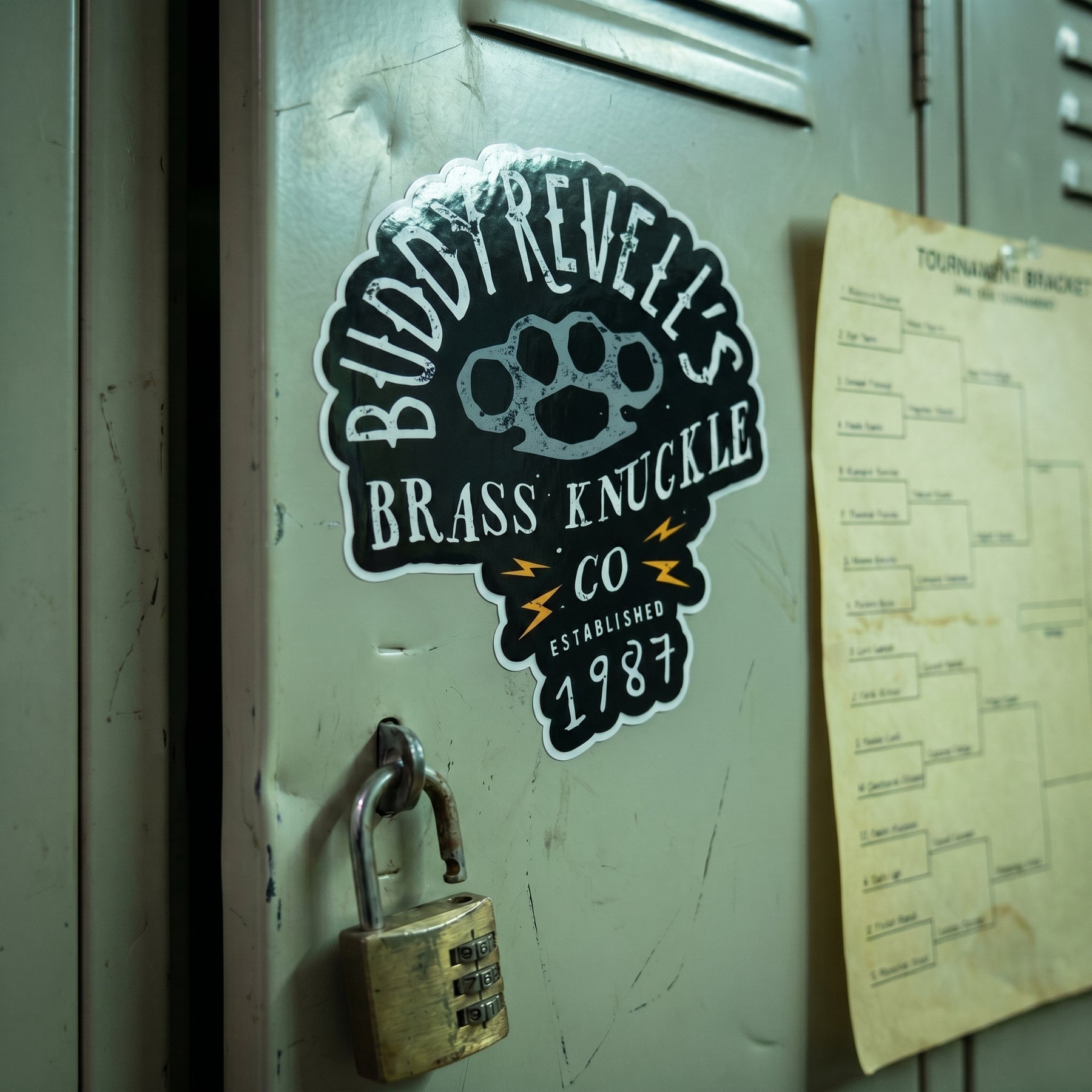 Buddy Revell's Brass Knuckle Co. - Sticker