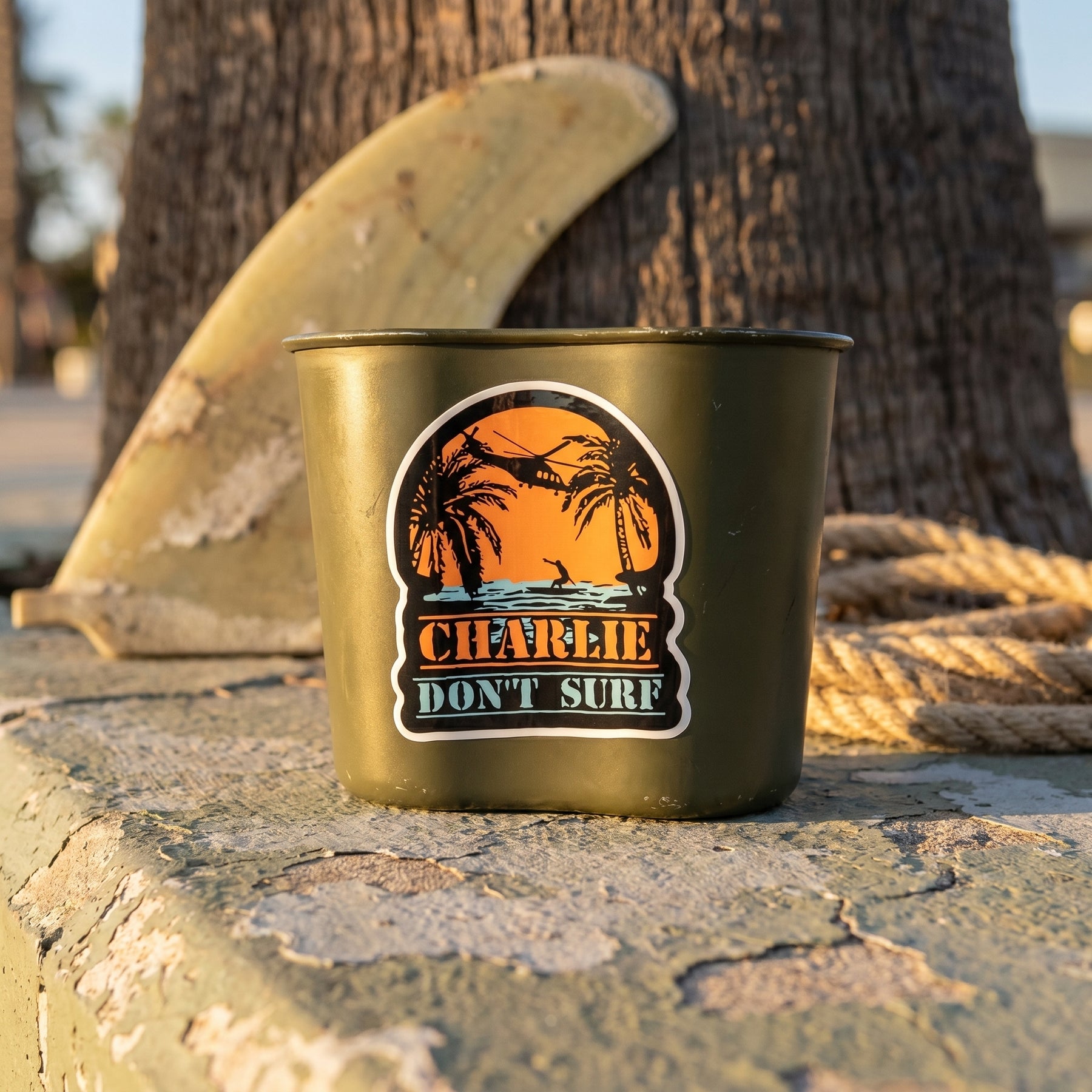 Charlie Don't Surf - Sticker
