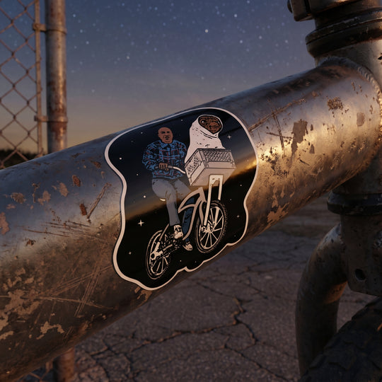 Deebo + Extra Terrestrial Bike Parody Mashup - Sticker