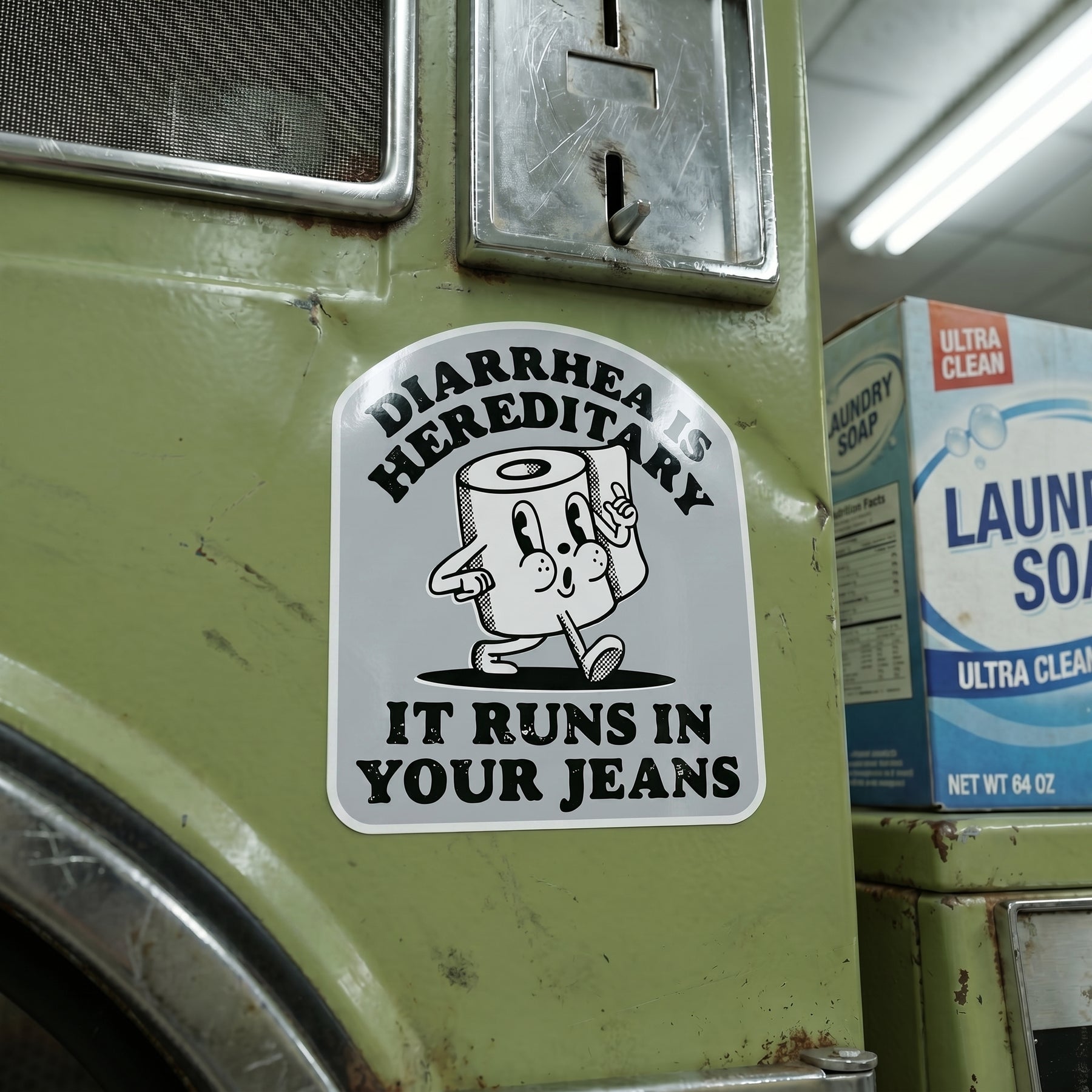 Diarrhea is Hereditary - Sticker