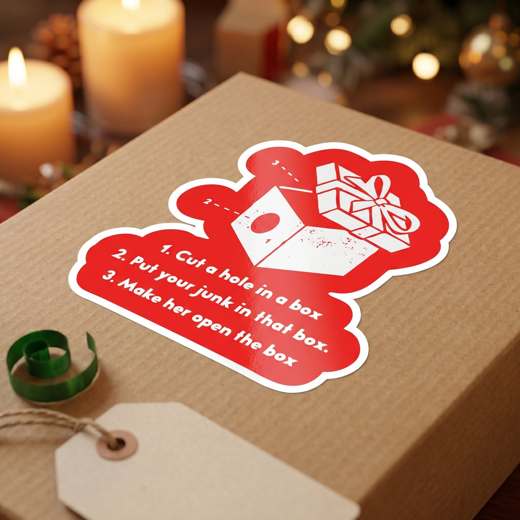 Dick in a Box - Sticker