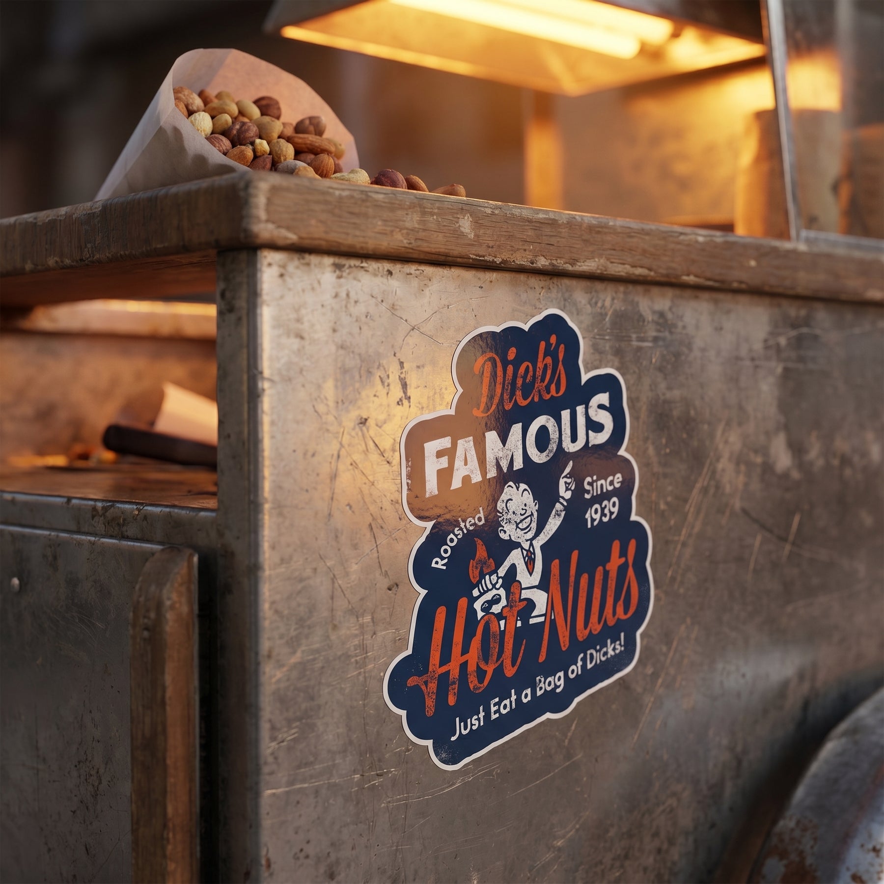 Dick's Hot Nuts - Sticker