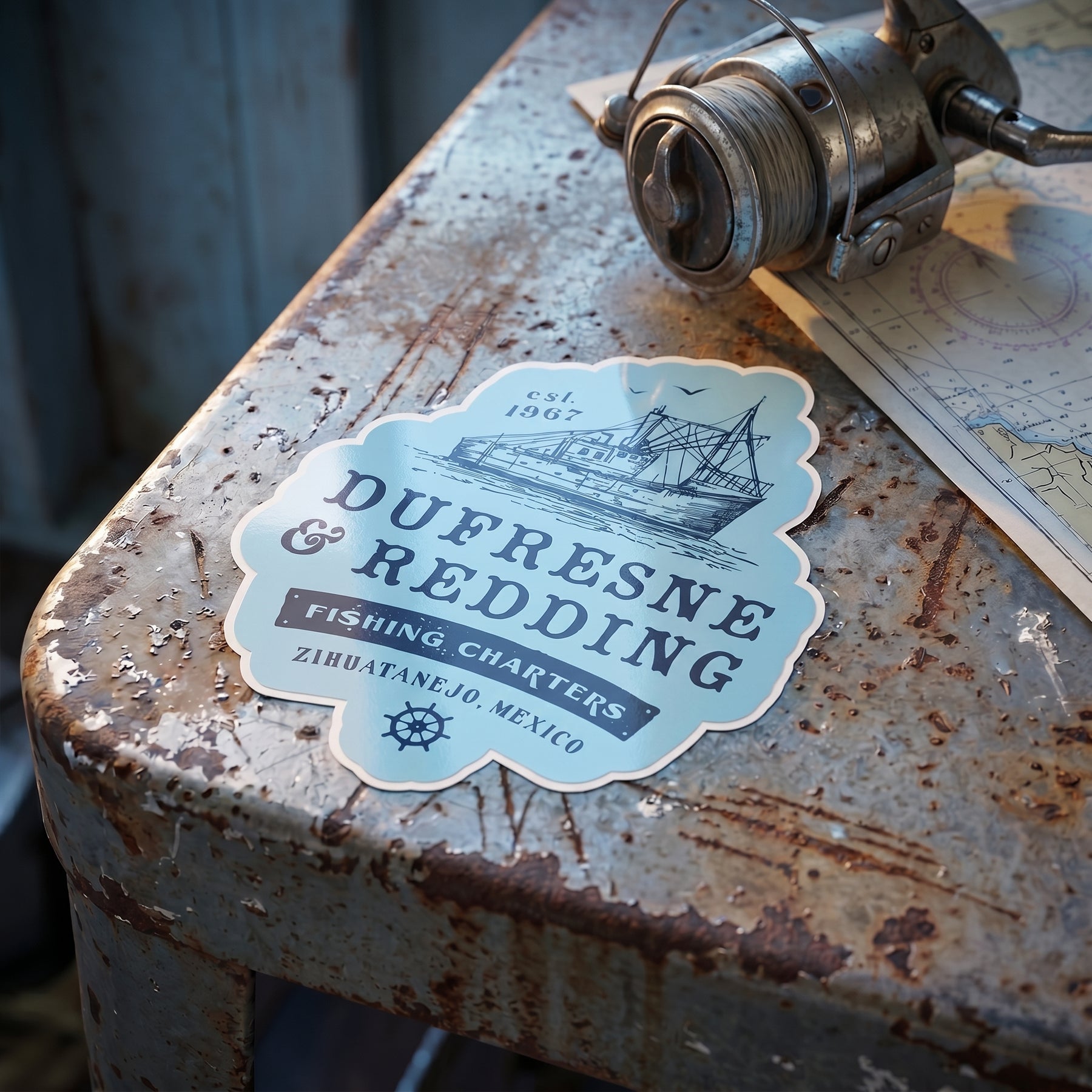 Dufresne & Redding Fishing Charters - Sticker