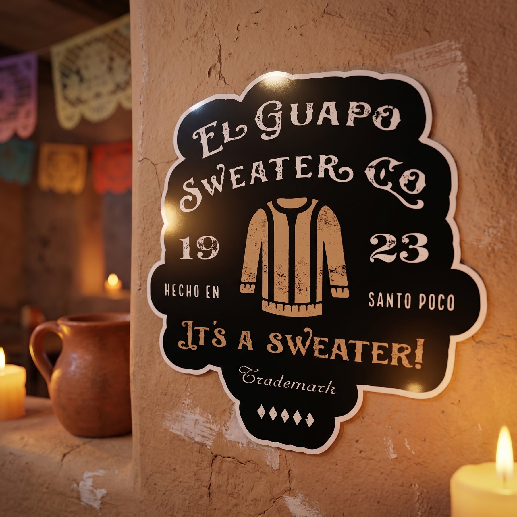 El Guapo Sweater Co. - Sticker