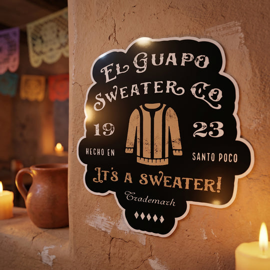 El Guapo Sweater Co. - Sticker