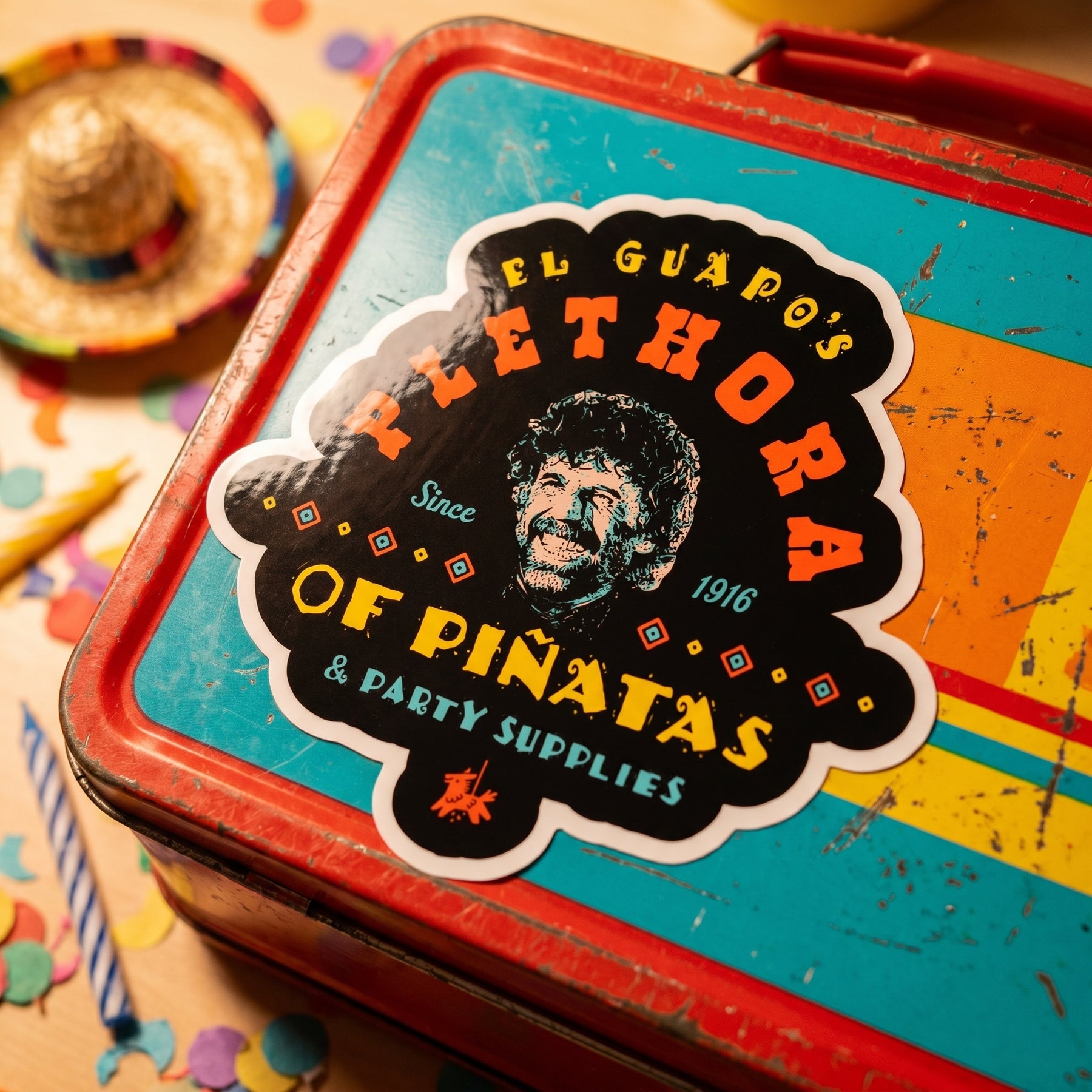 El Guapo's Plethora of Pinatas & Party Supplies - Sticker