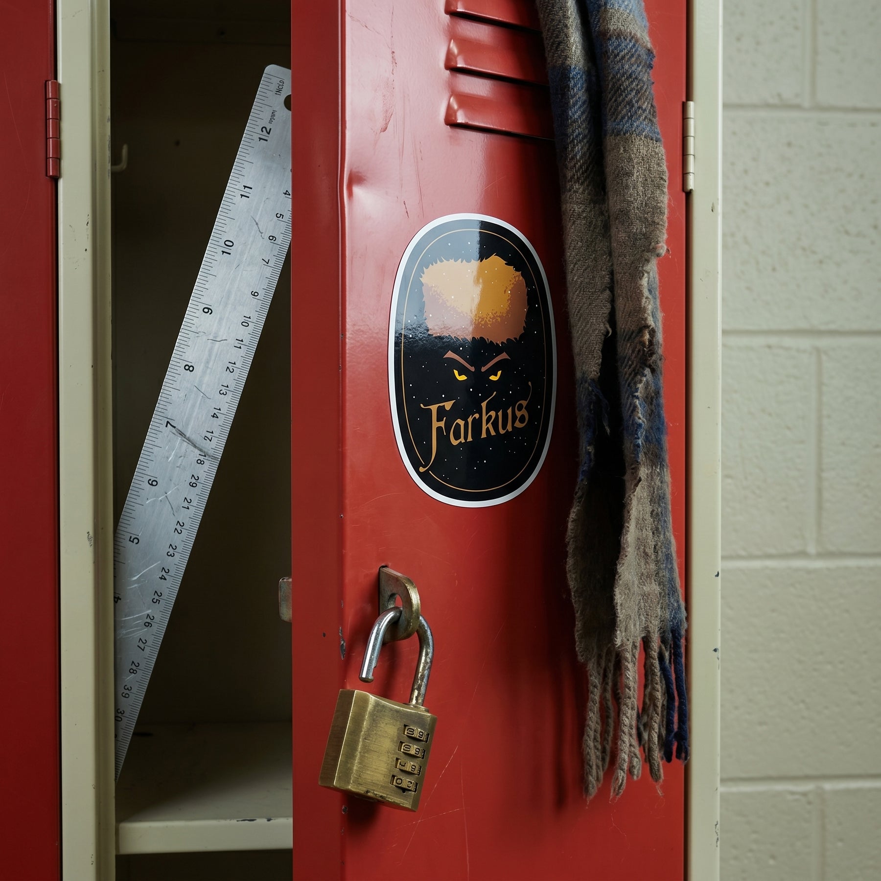 Farkus - Yellow Eyes - Sticker