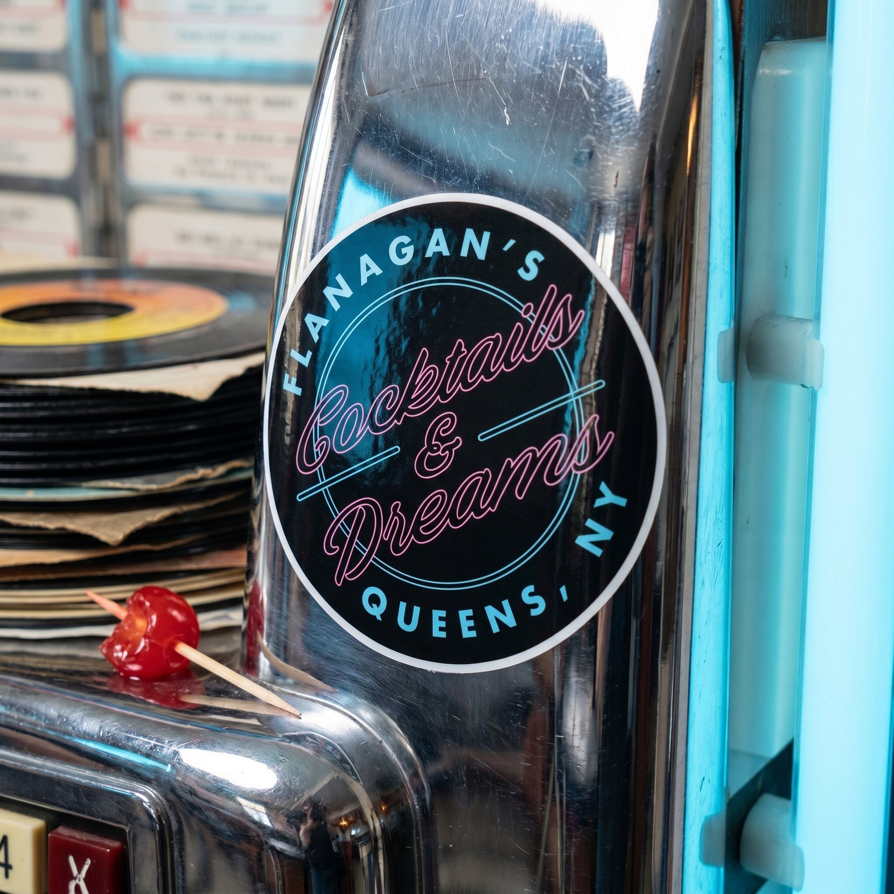 Flanagan's Cocktails and Dreams - Sticker