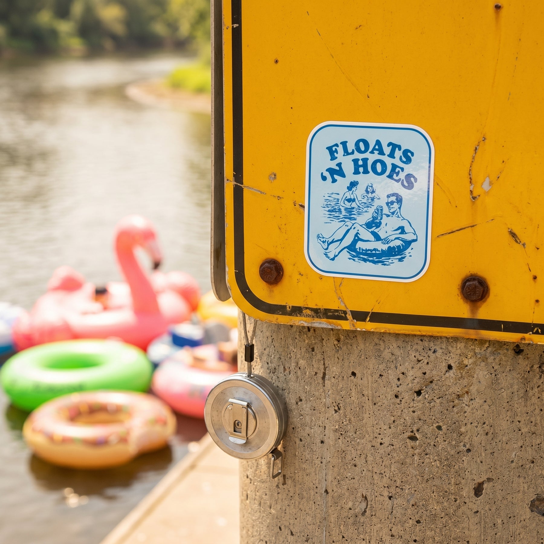 Floats 'n Hoes - Sticker