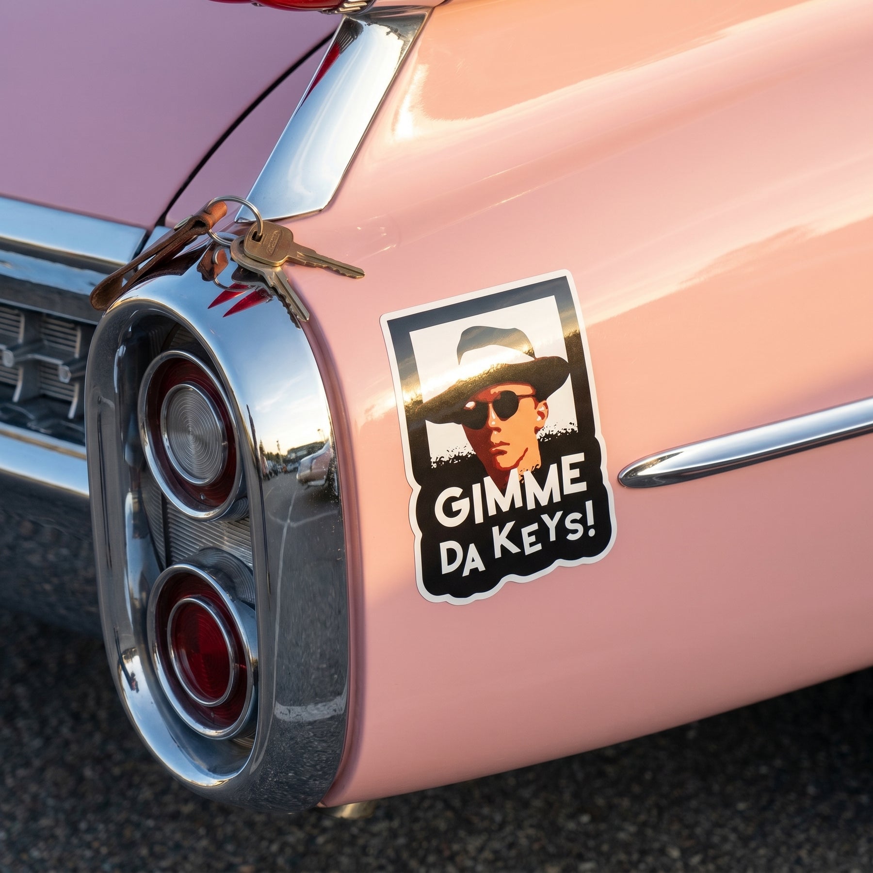 Gimme Da Keys - Sticker
