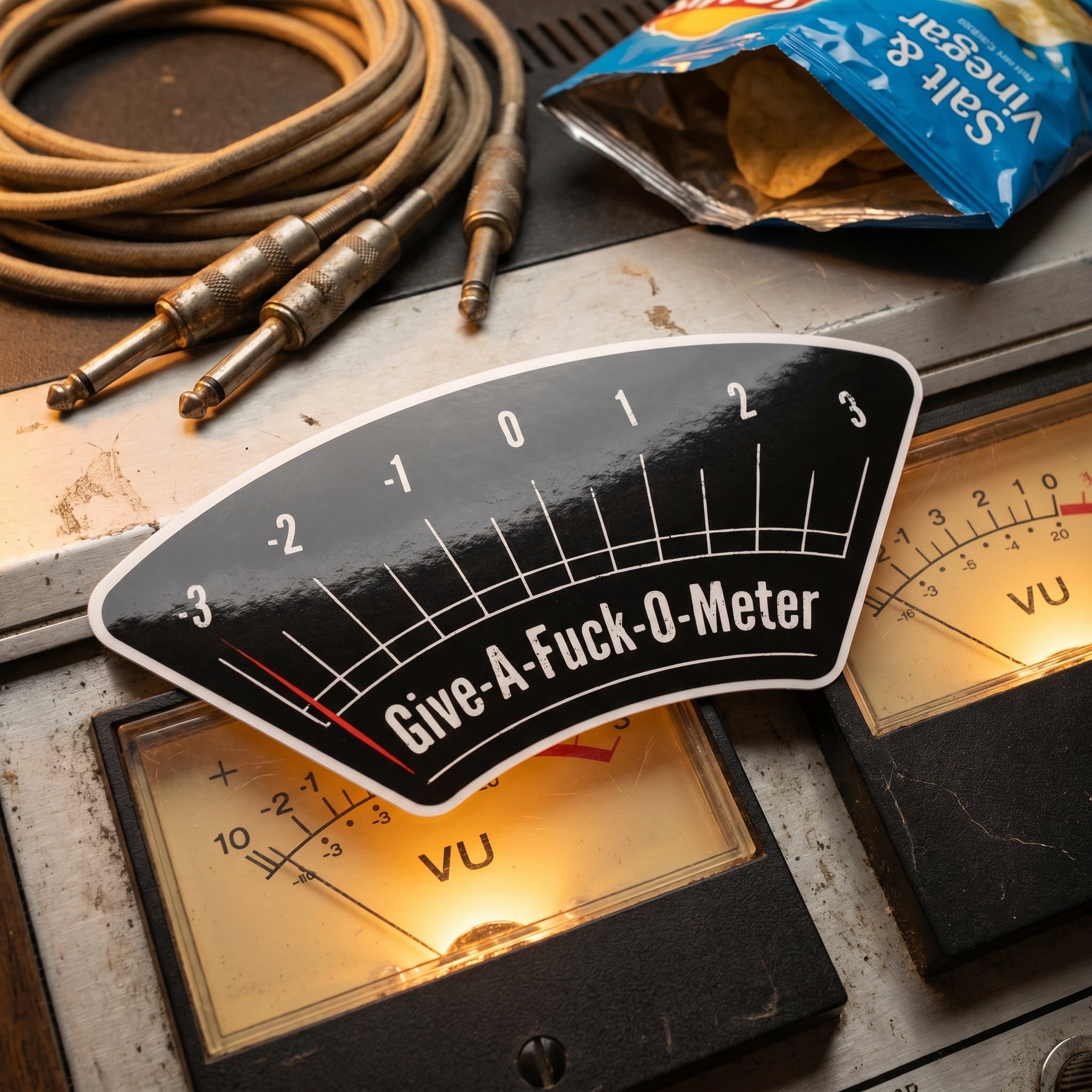 Give-a-fuck-o-meter - Sticker