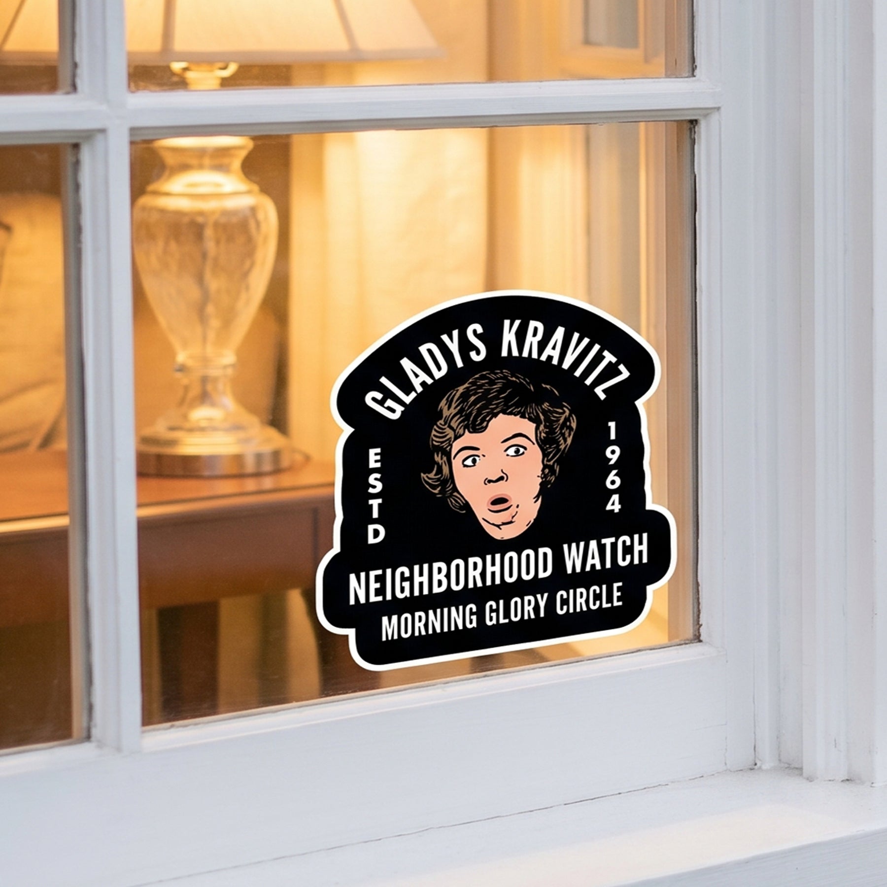 Gladys Kravitz Neighborhood Watch - Sticker