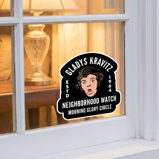 Gladys Kravitz Neighborhood Watch - Sticker