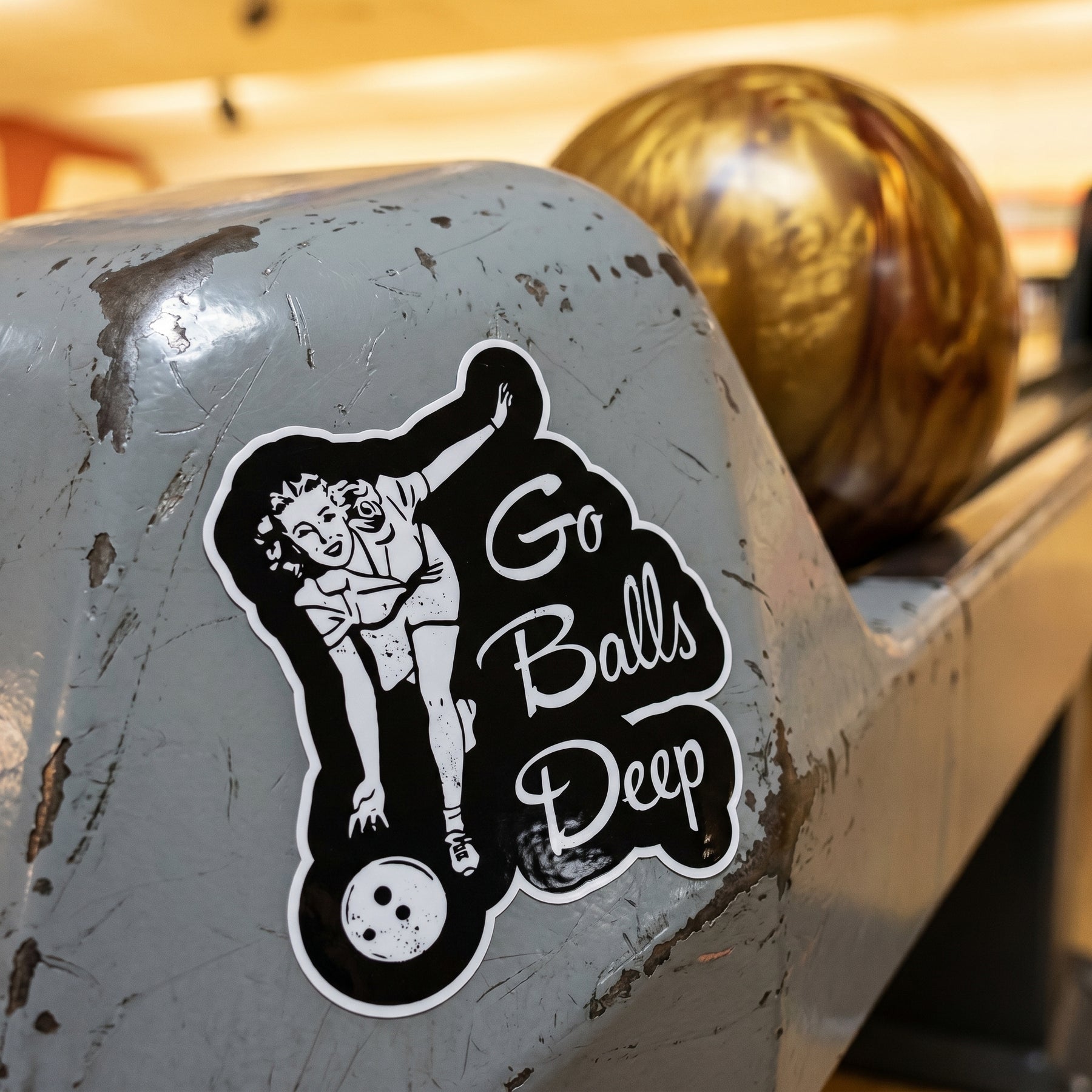 Go Balls Deep - Sticker