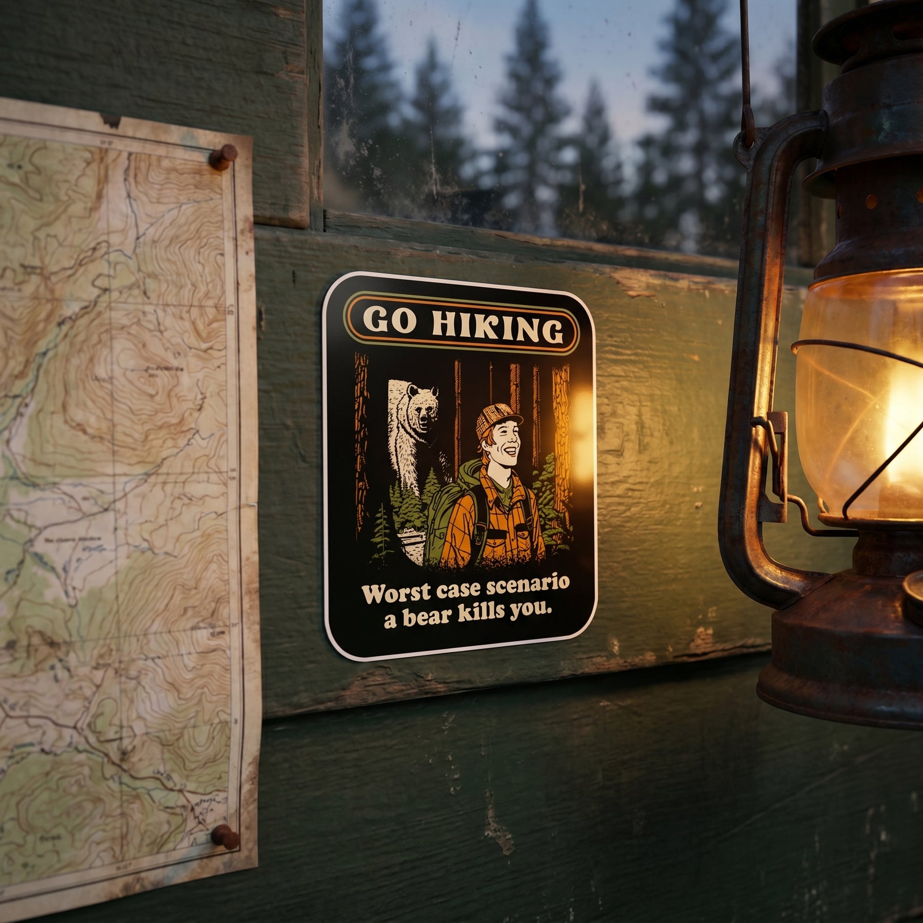 Go Hiking - Sticker