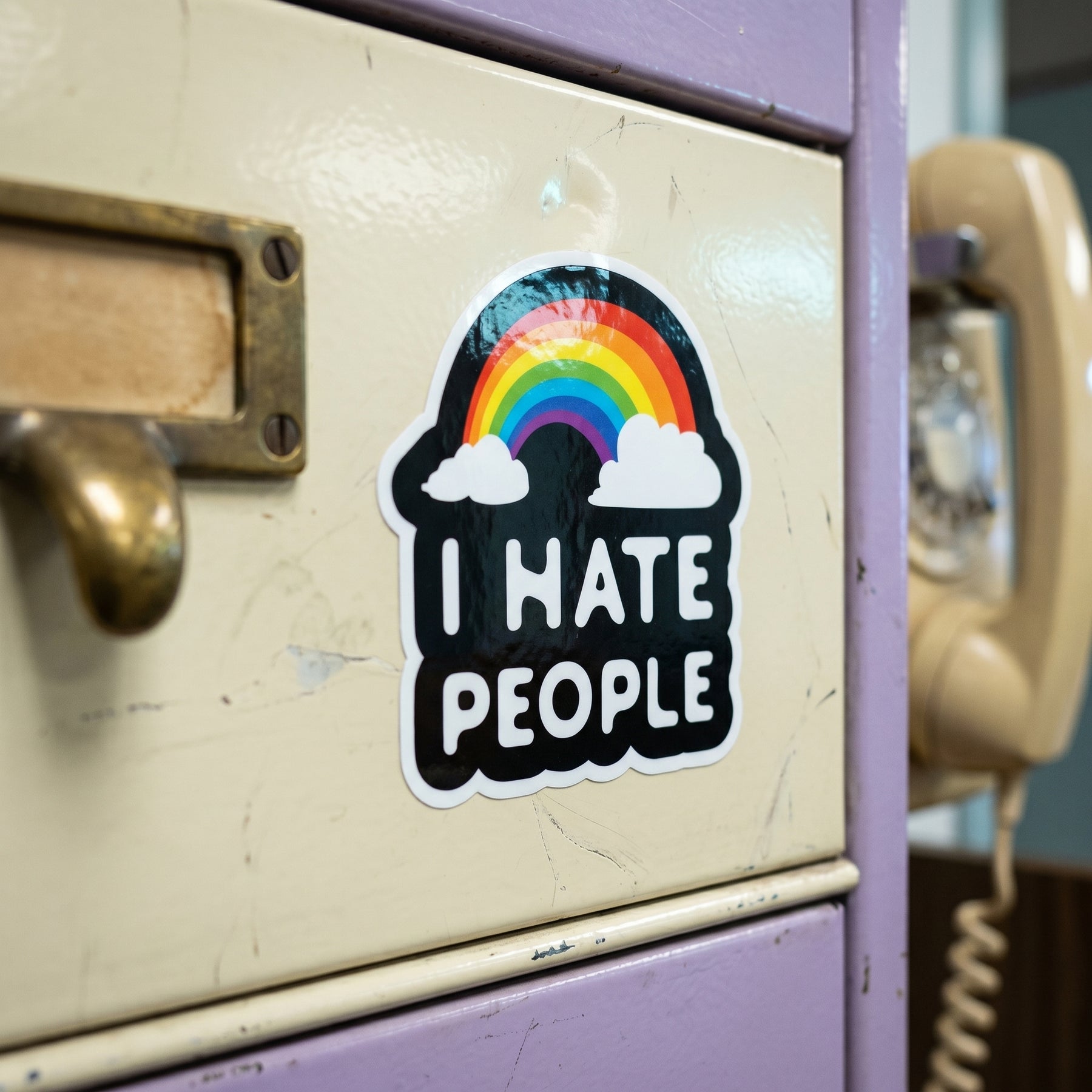 I Hate People - Sticker