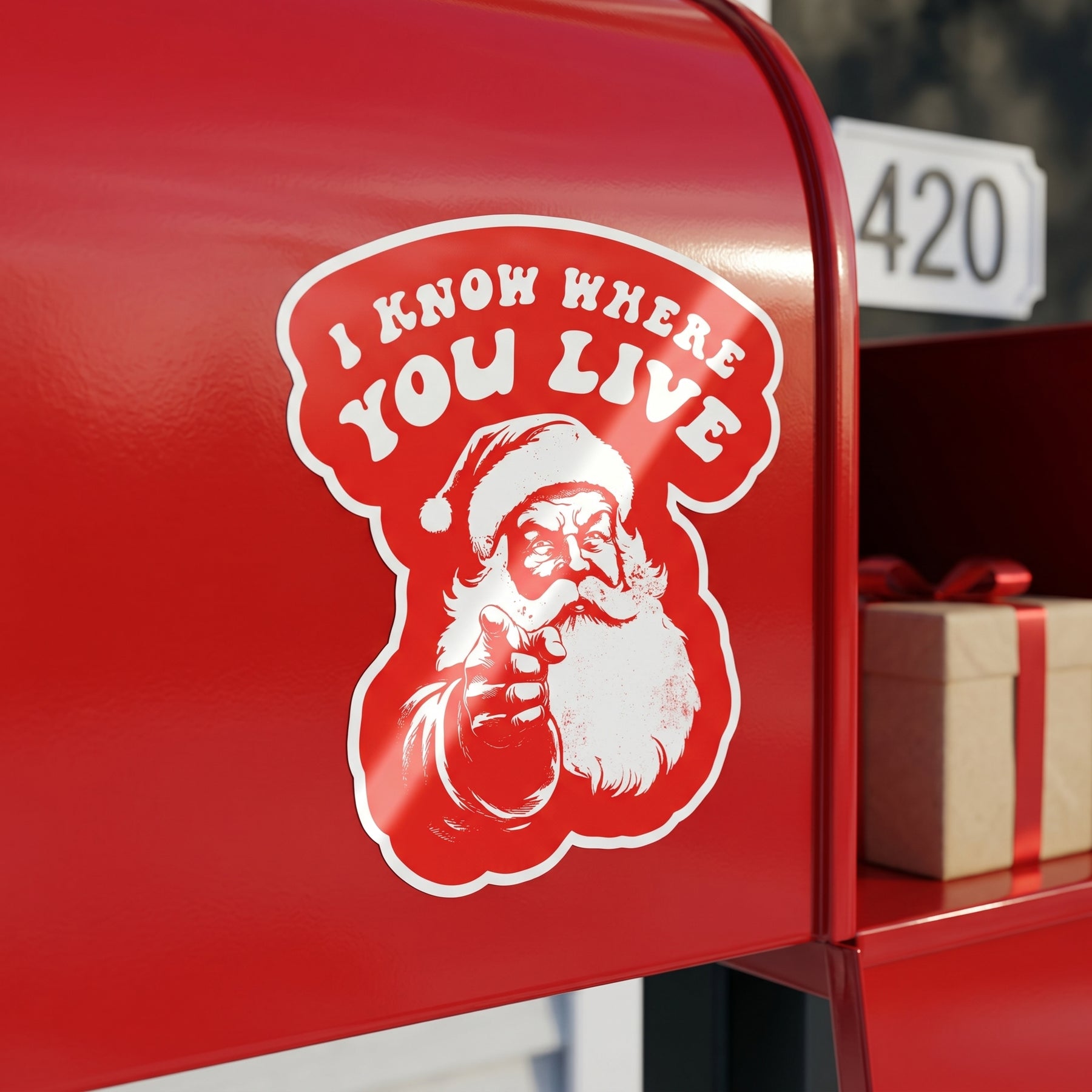 I Know Where You Live - Sticker