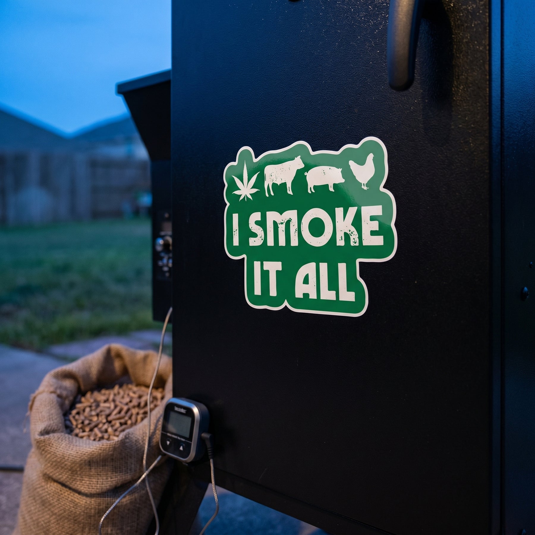 I Smoke it All - Sticker
