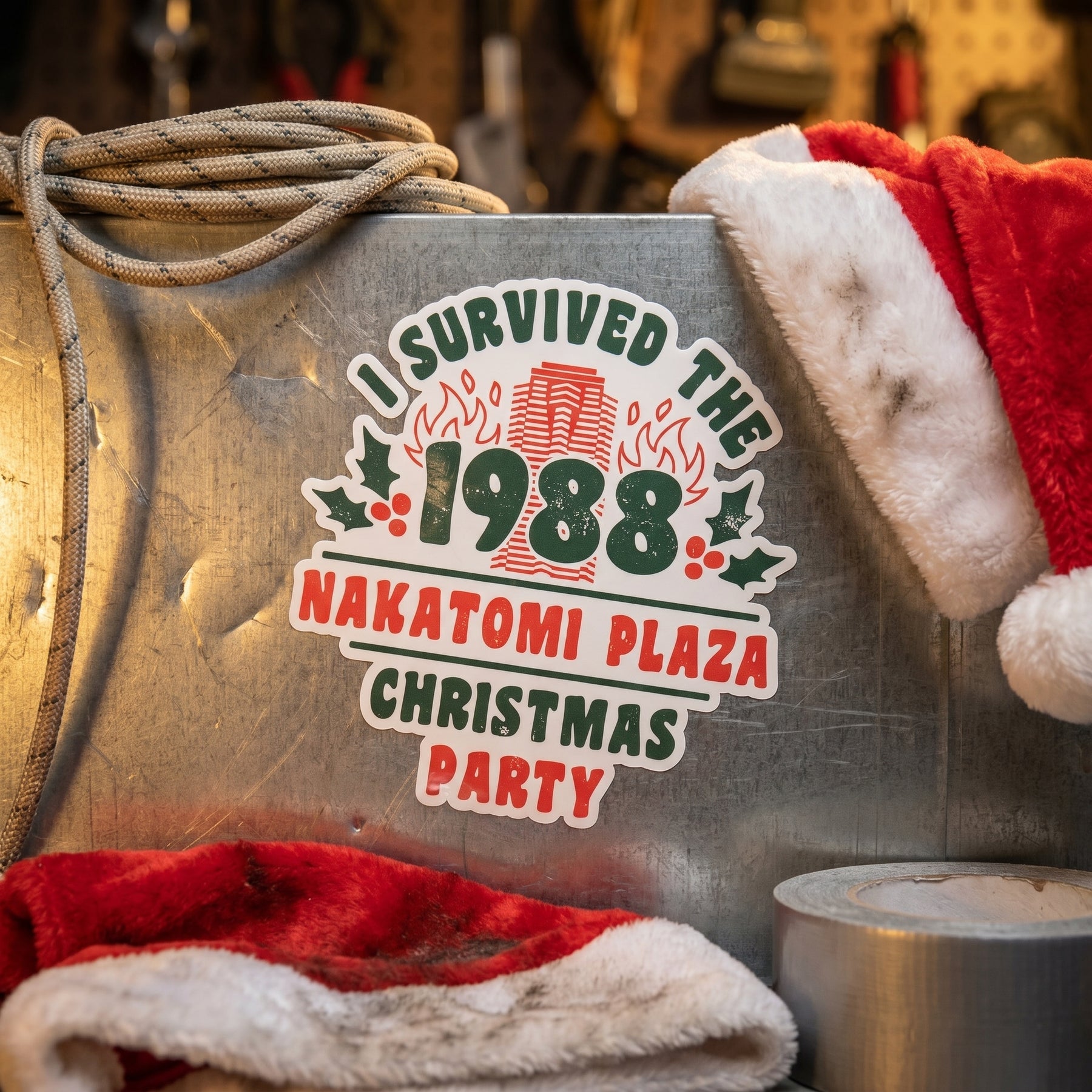 I Survived the 1988 Nakatomi Christmas Party - Sticker