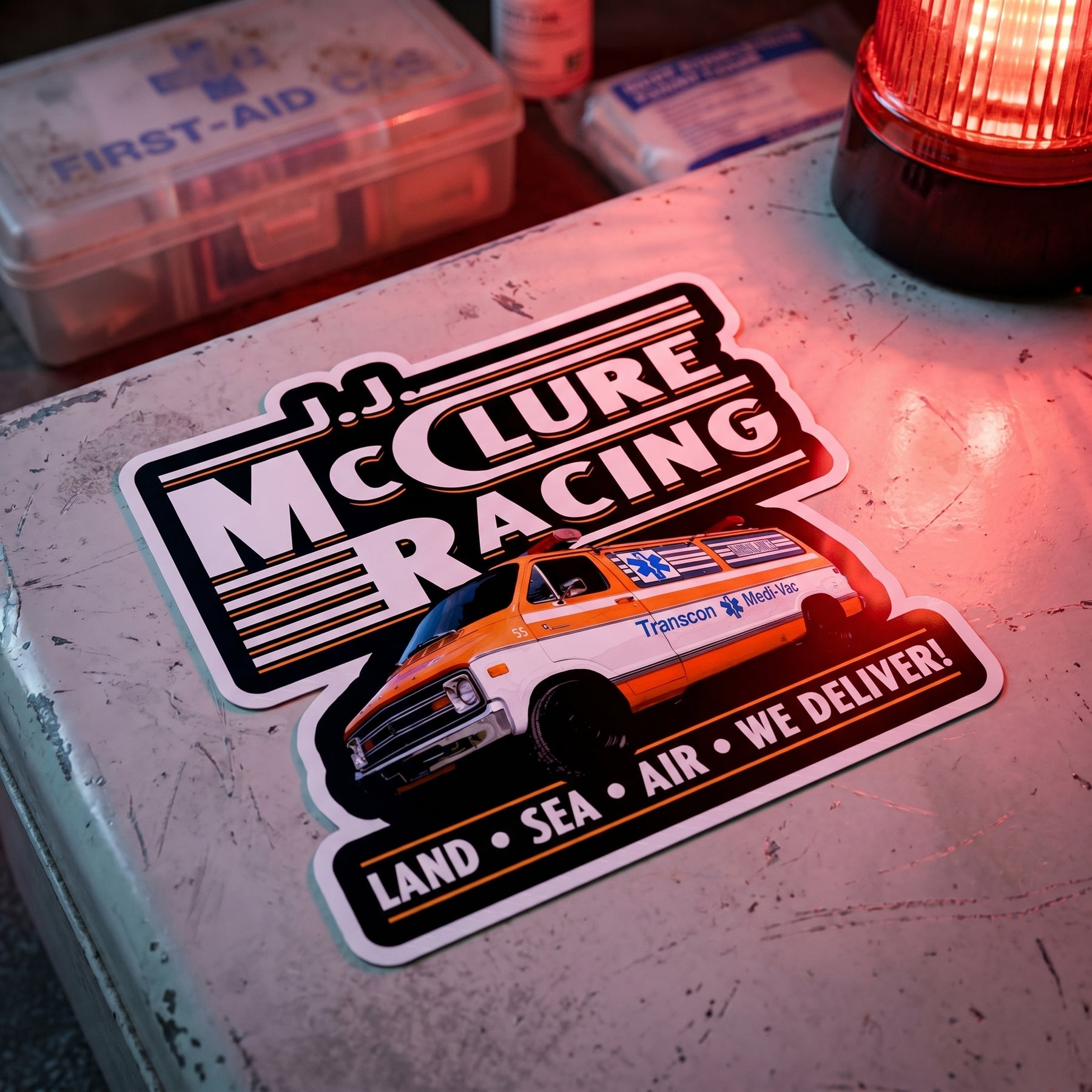 J.J. McClure Racing - Sticker