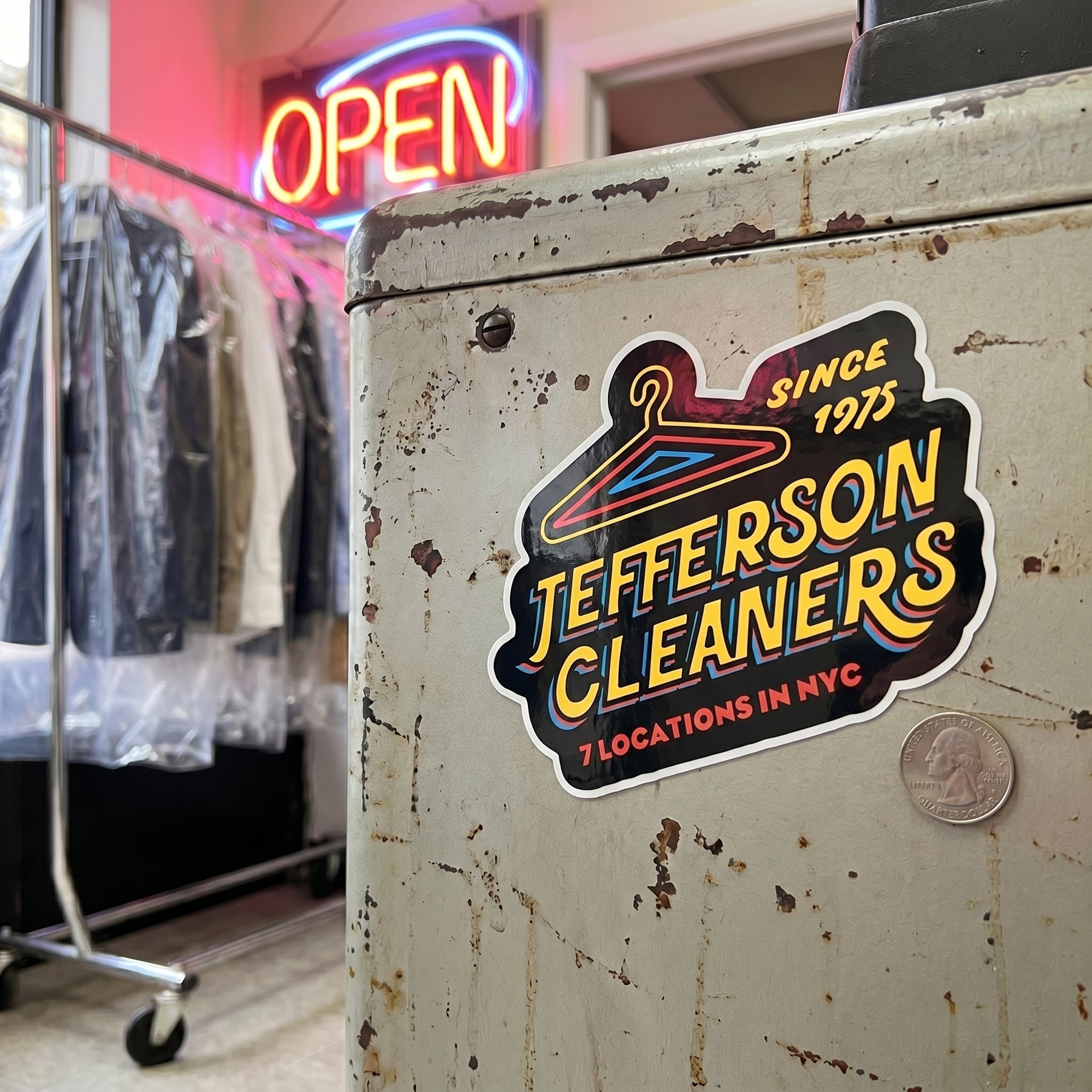 Jefferson Cleaners - Sticker