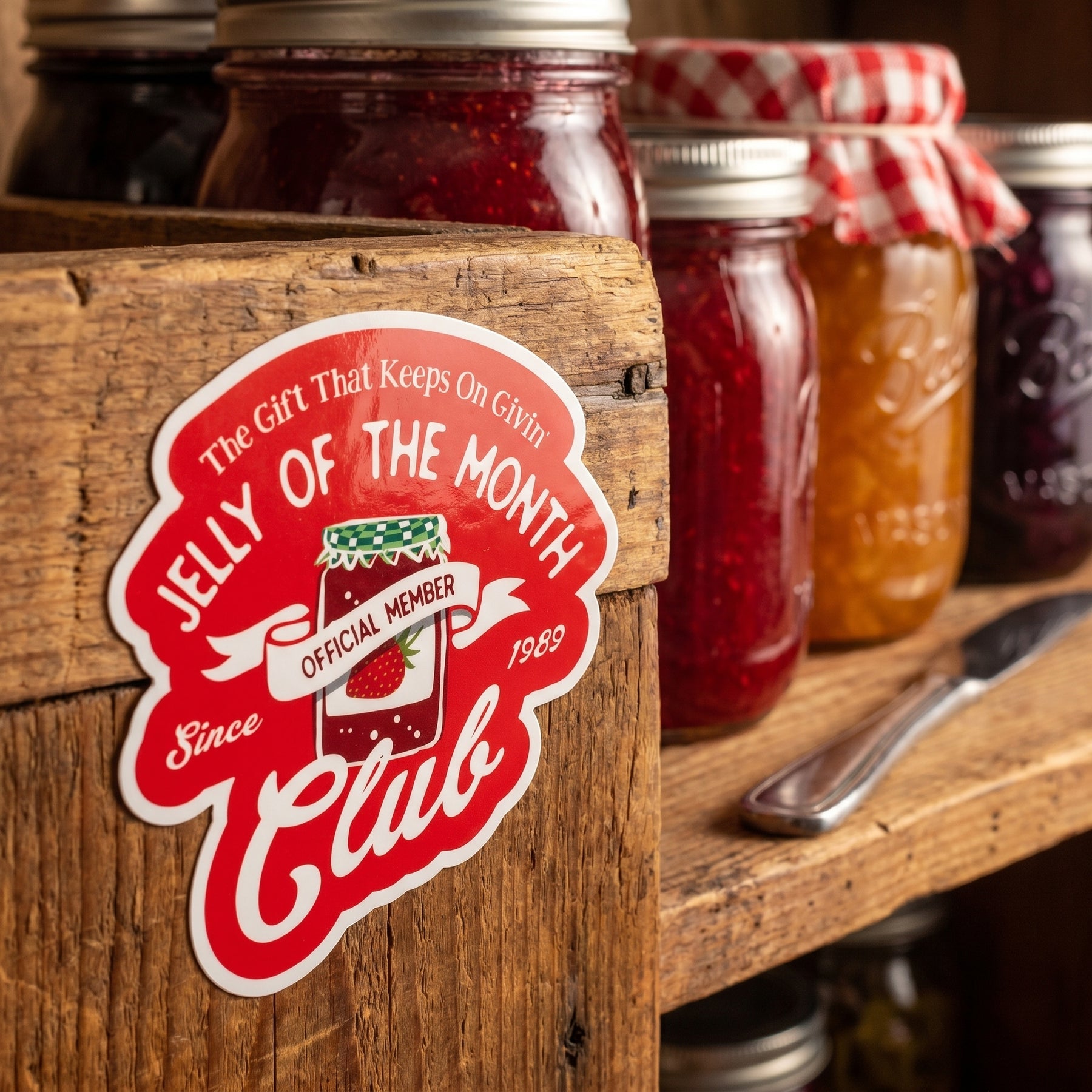 Jelly of the Month Club - Sticker