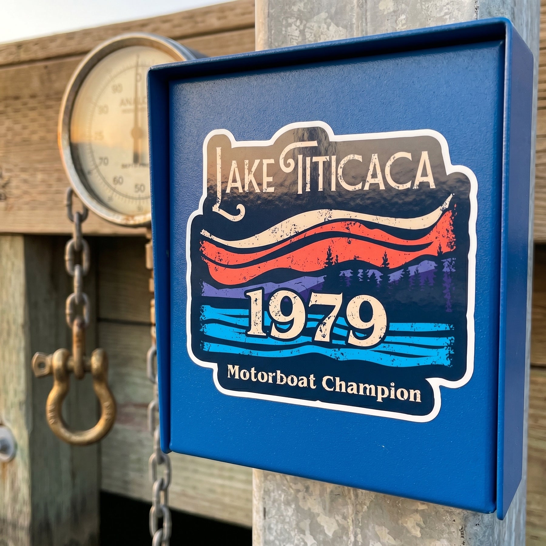 Lake Titicaca Motorboat Champion - Sticker