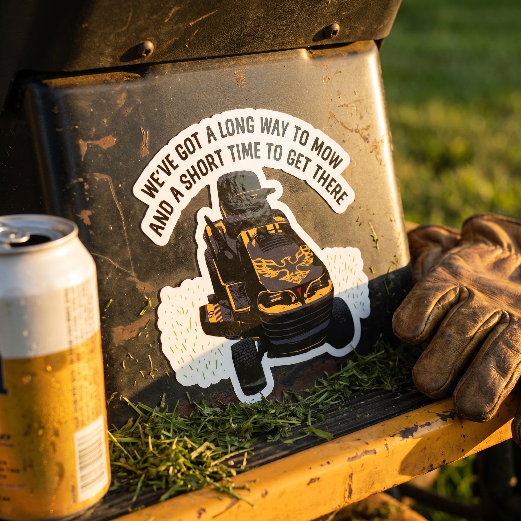 Long Way To Mow - Sticker