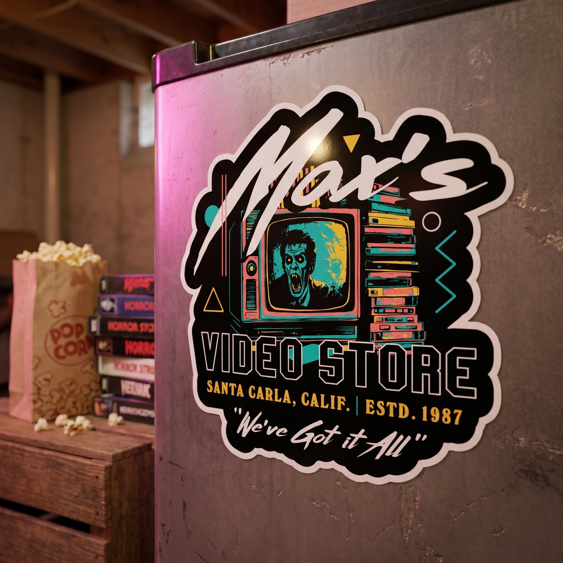 Max's Video Store - Sticker