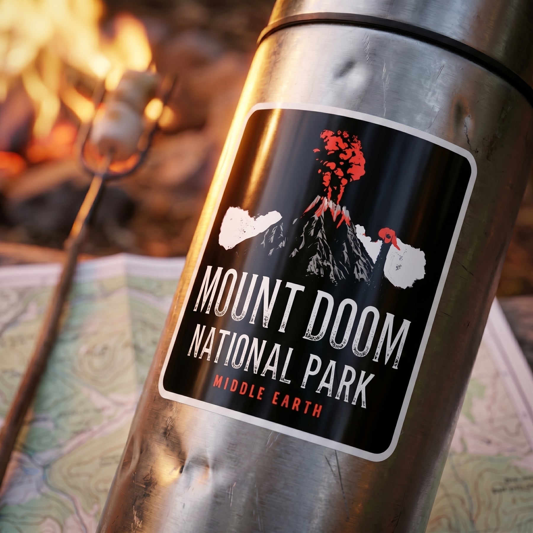 Mount Doom National Park - Sticker