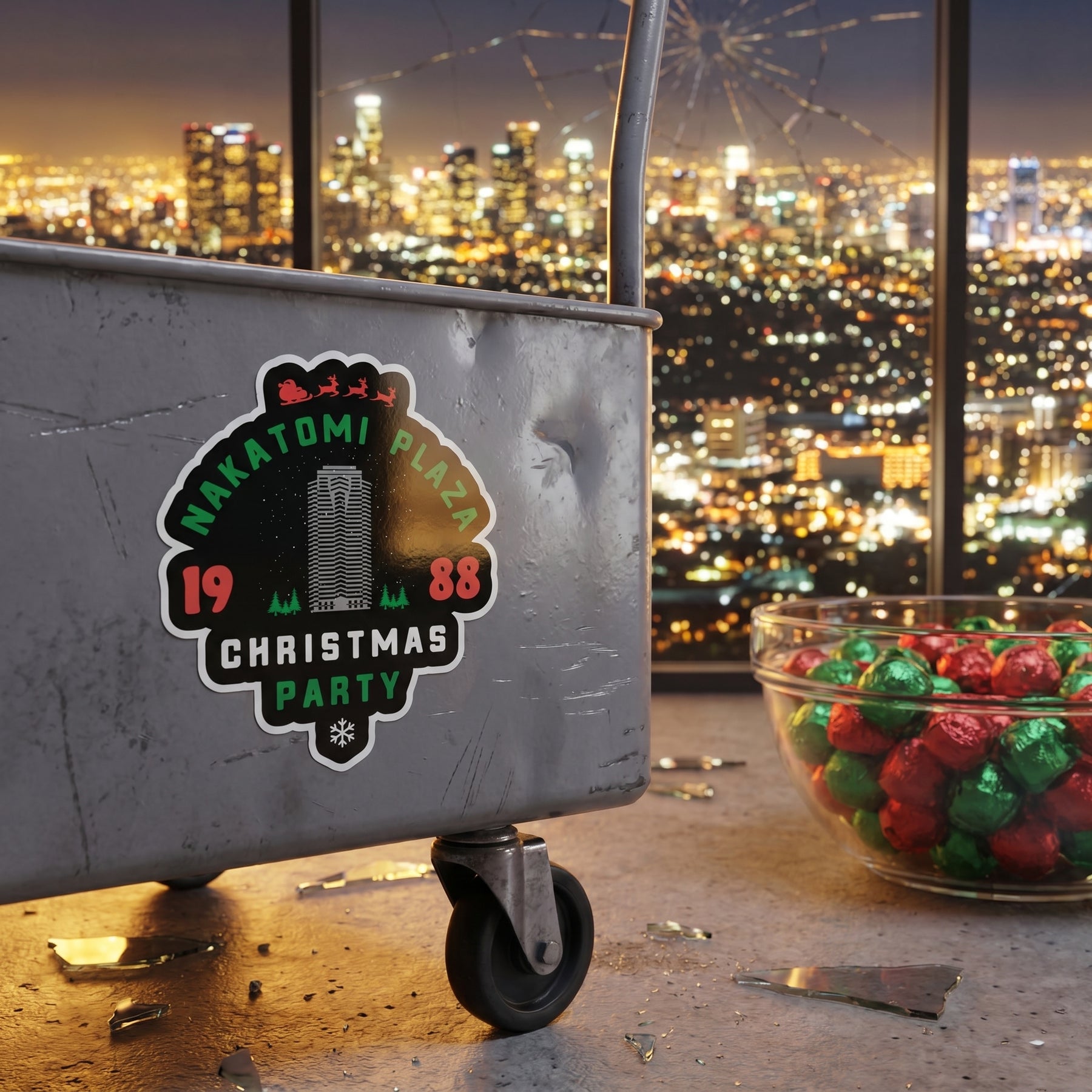 Nakatomi Plaza Christmas Party - Sticker