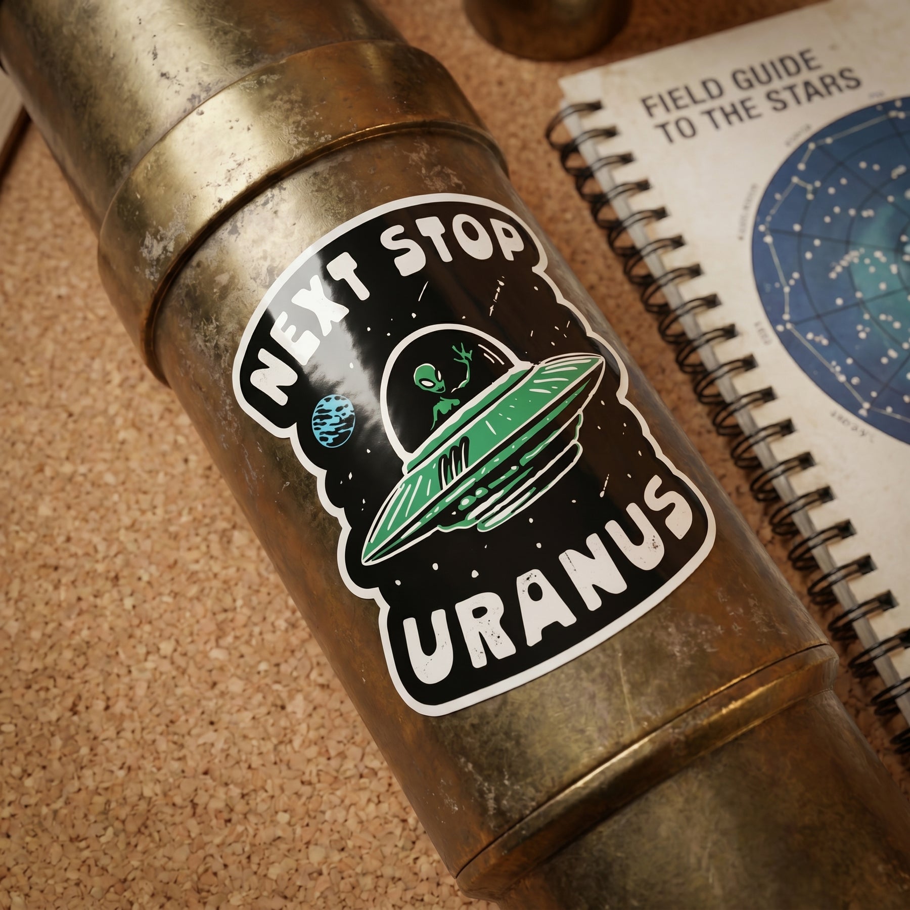 Next Stop Uranus - Sticker