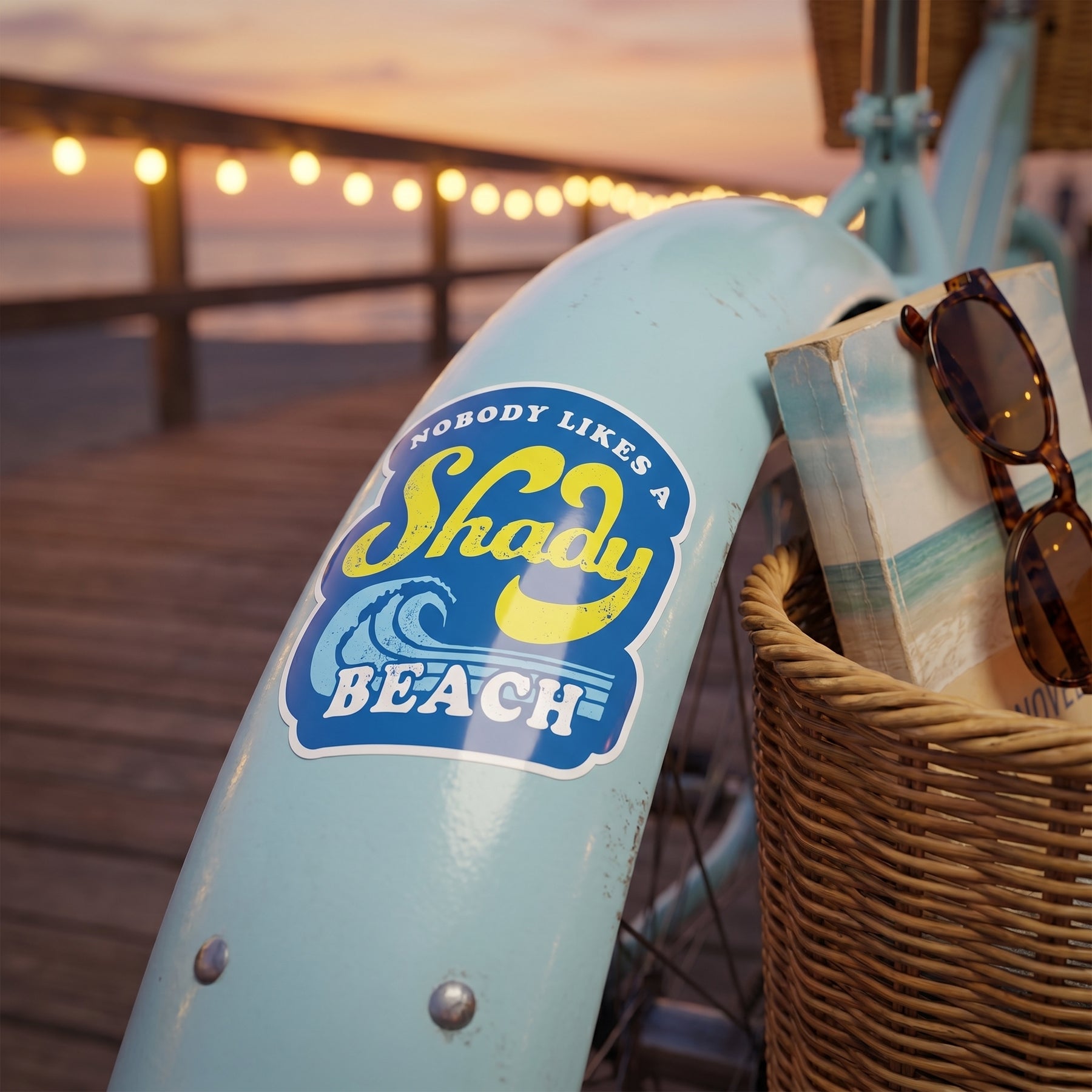 Nobody Likes a Shady Beach - Sticker