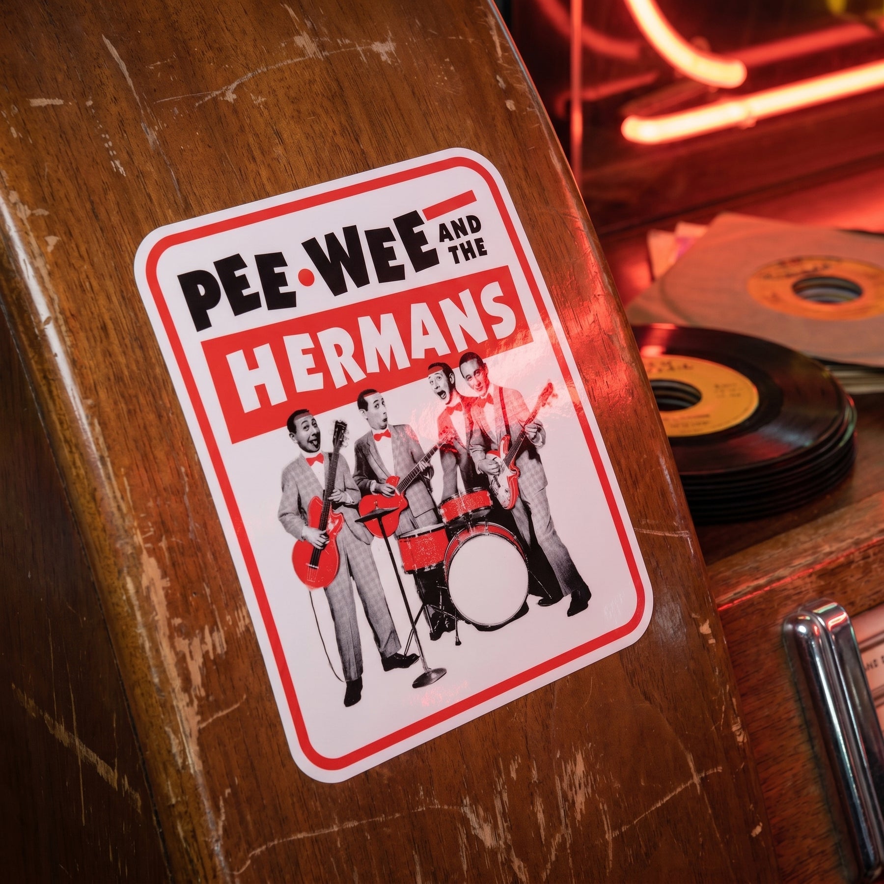 Pee-Wee and The Hermans - Sticker