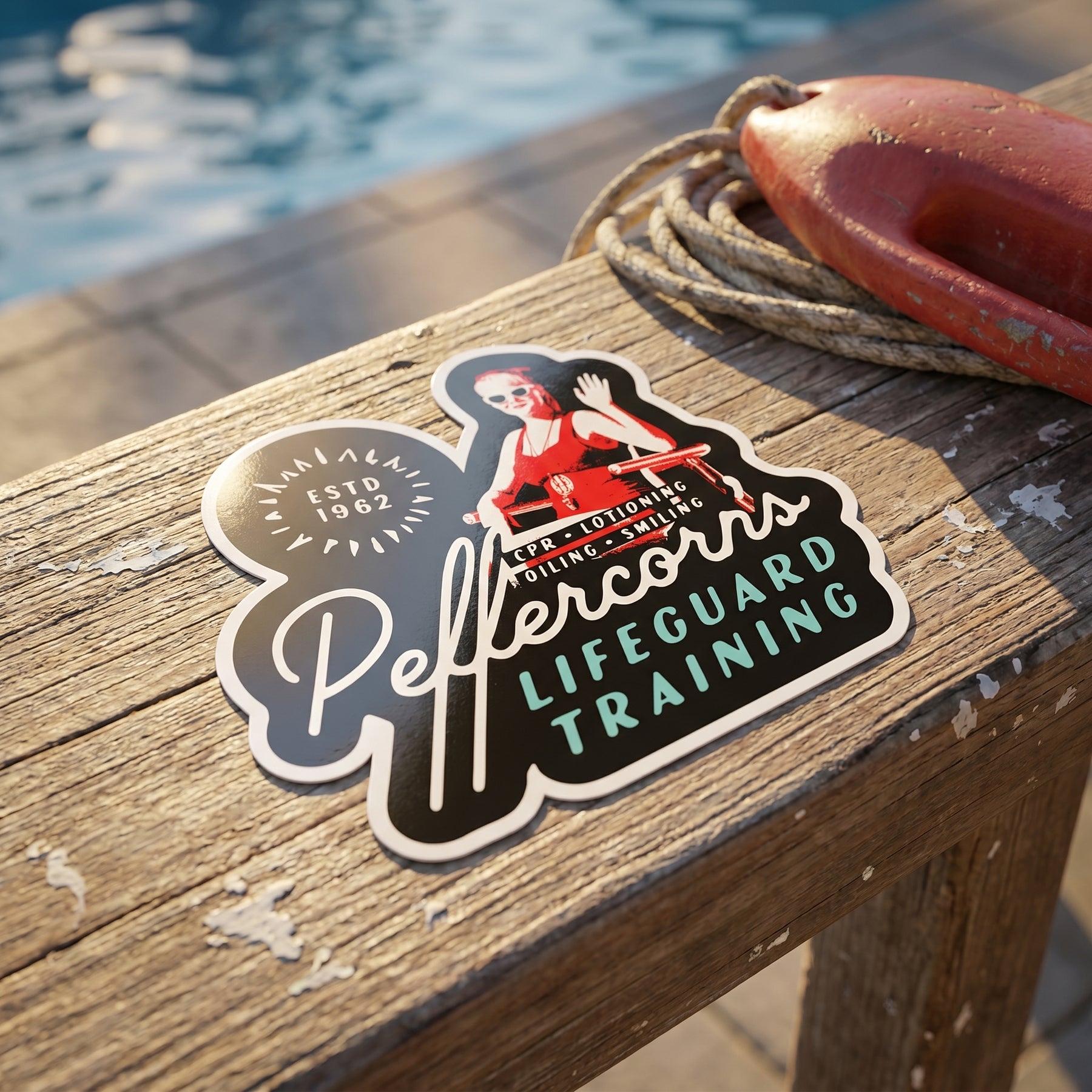 Peffercorn's Lifeguard Training v2 - Sticker