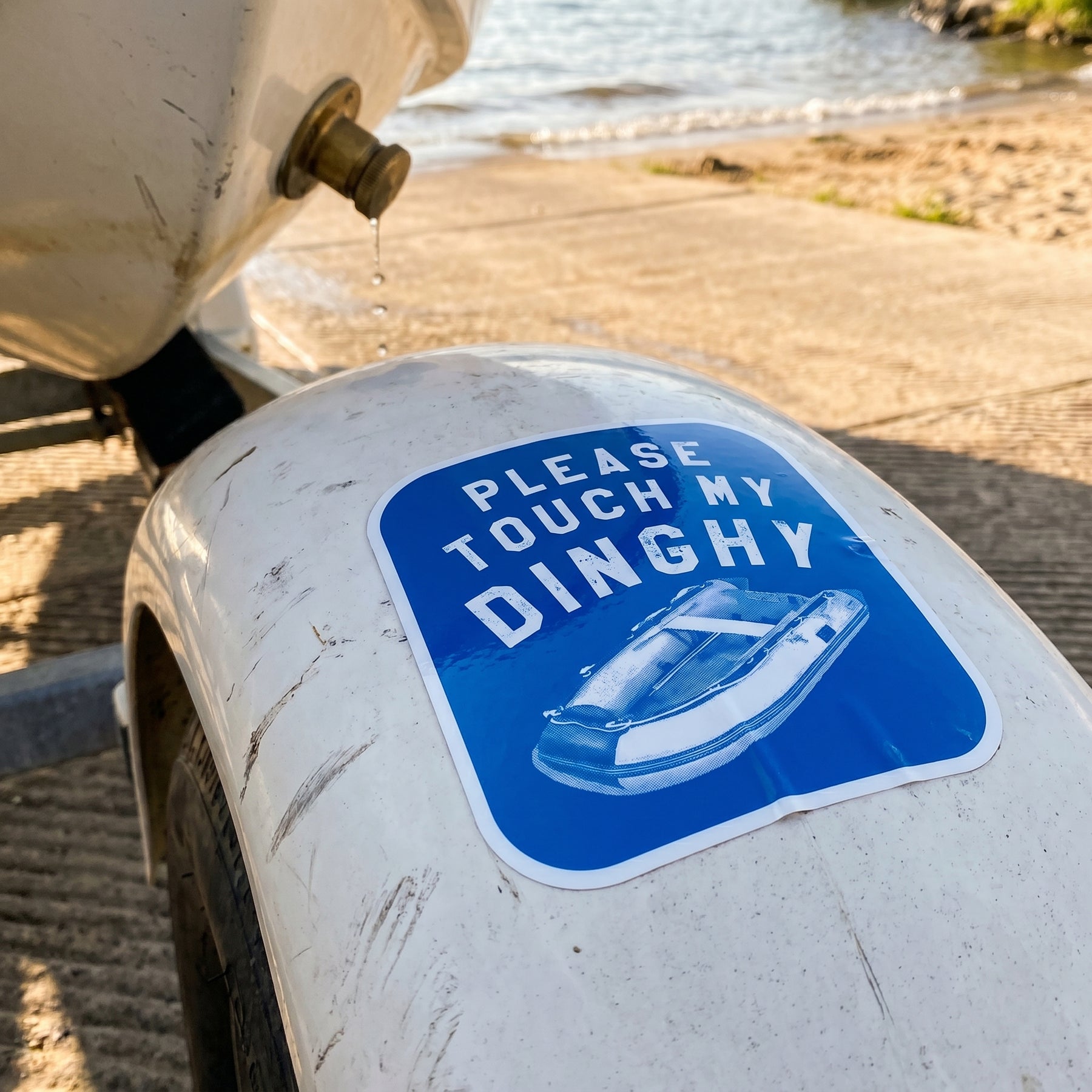Please Touch My Dinghy - Sticker